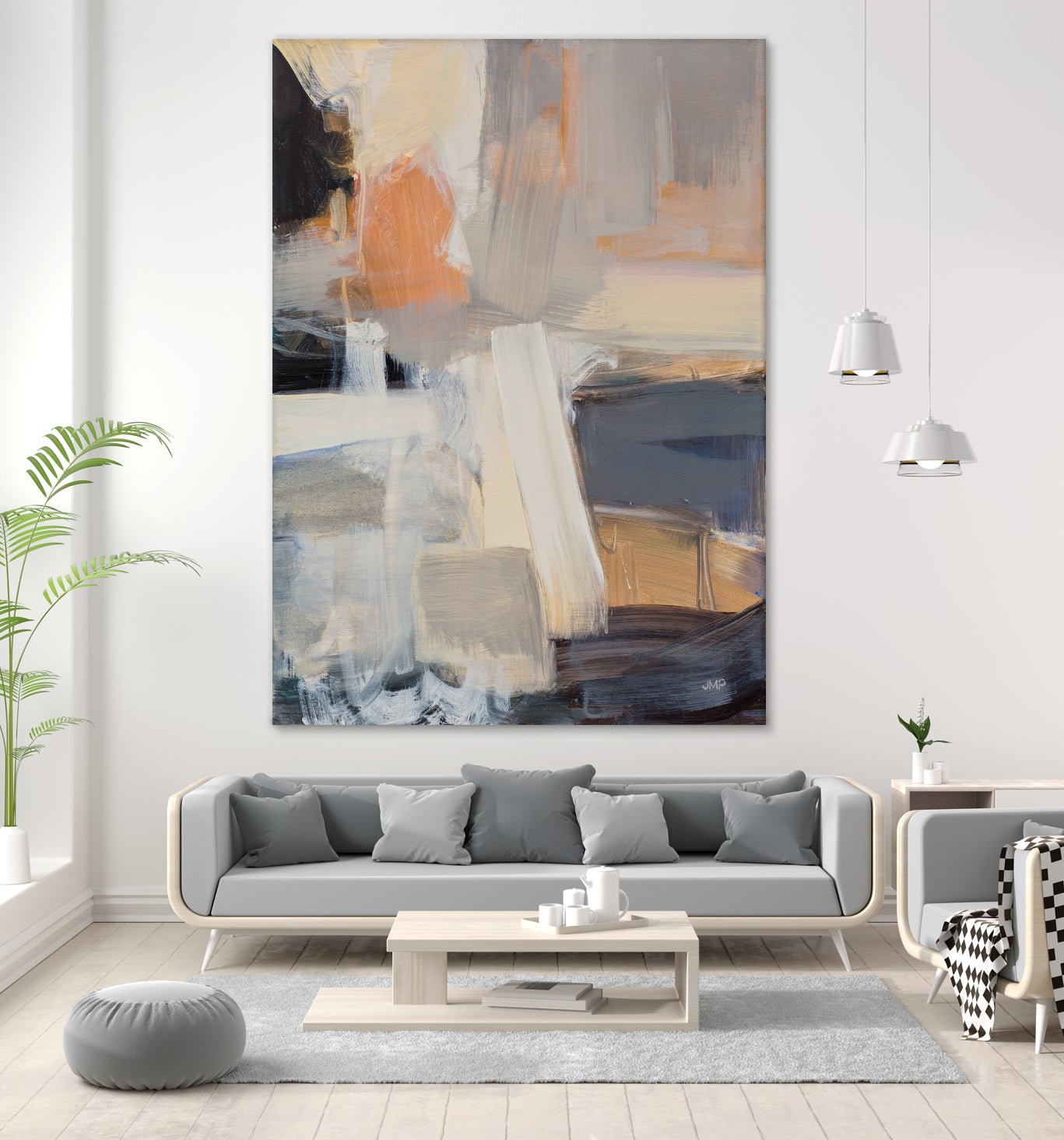 Beale Street Abstract I by Julia Purinton on GIANT ART - orange abstract