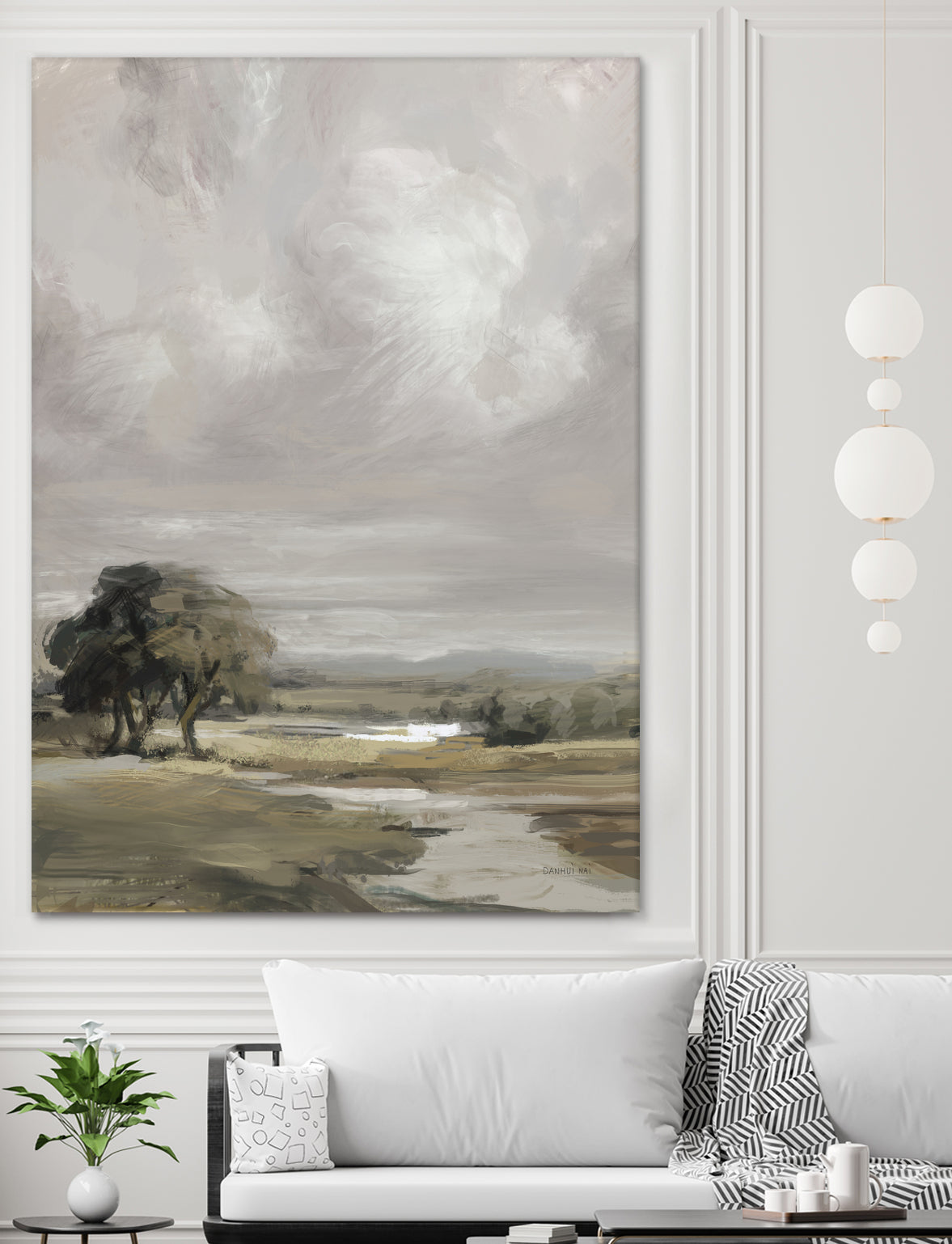 French Countryside by Danhui Nai on GIANT ART - brown