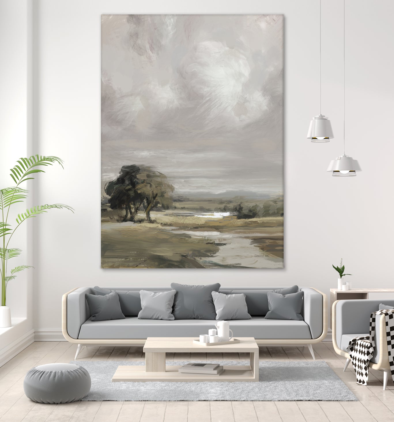 French Countryside by Danhui Nai on GIANT ART - brown