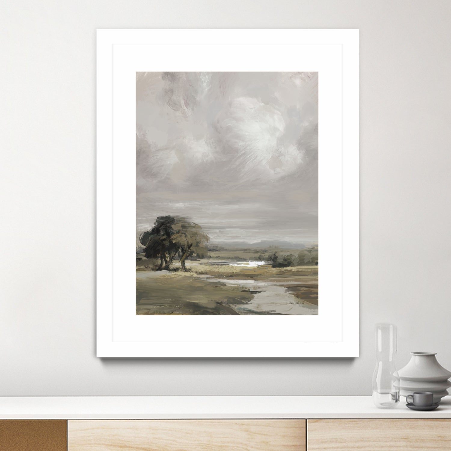 French Countryside by Danhui Nai on GIANT ART - brown