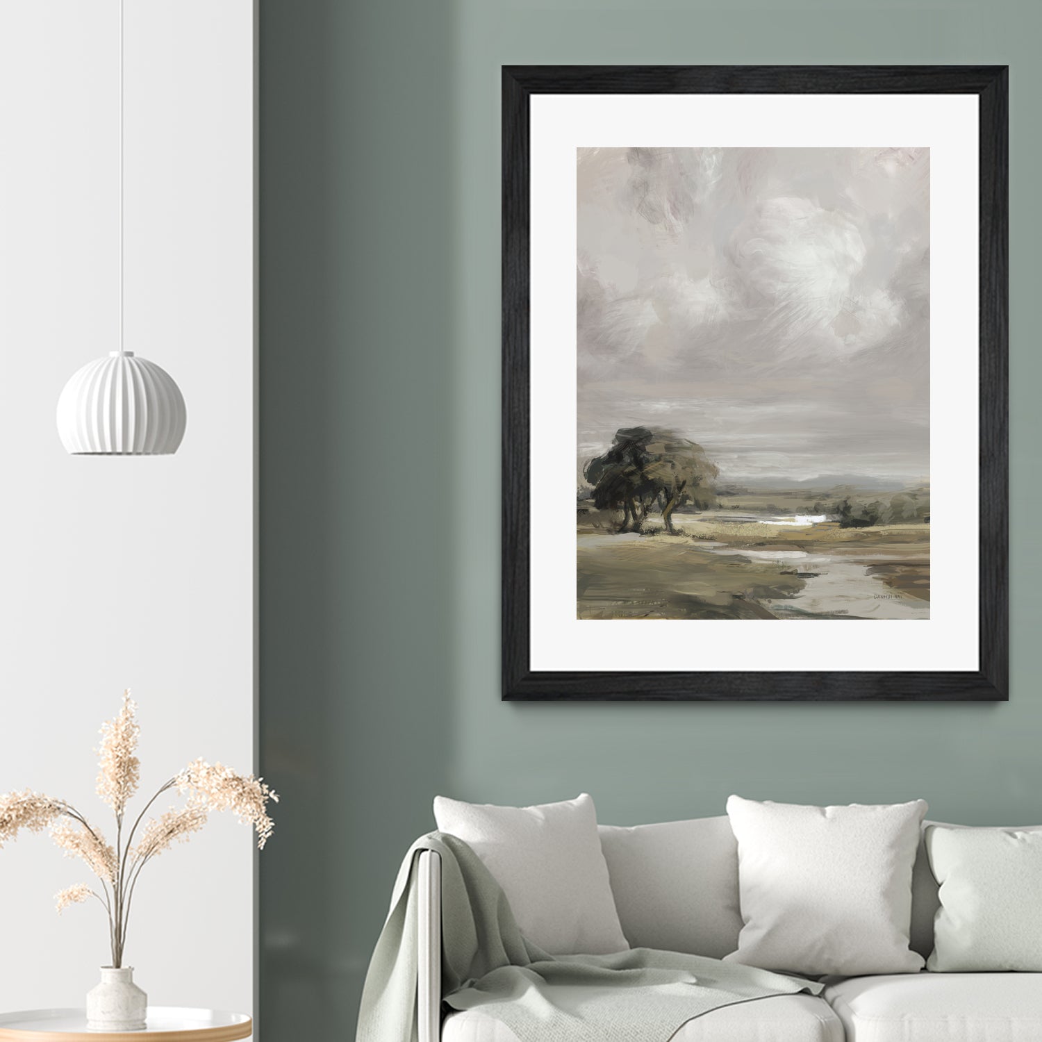 French Countryside by Danhui Nai on GIANT ART - brown