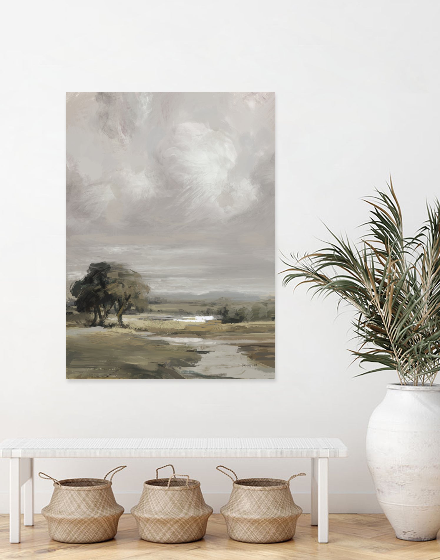 French Countryside by Danhui Nai on GIANT ART - brown