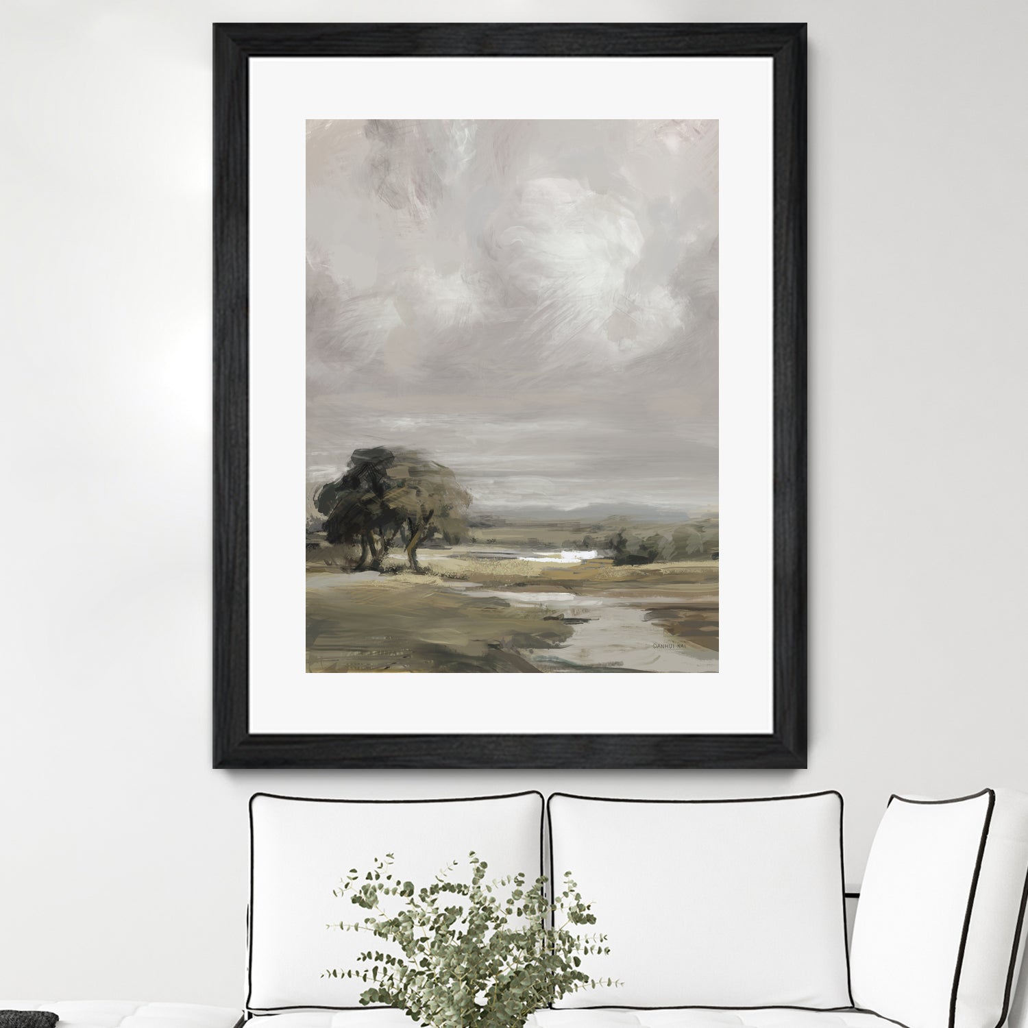 French Countryside by Danhui Nai on GIANT ART - brown