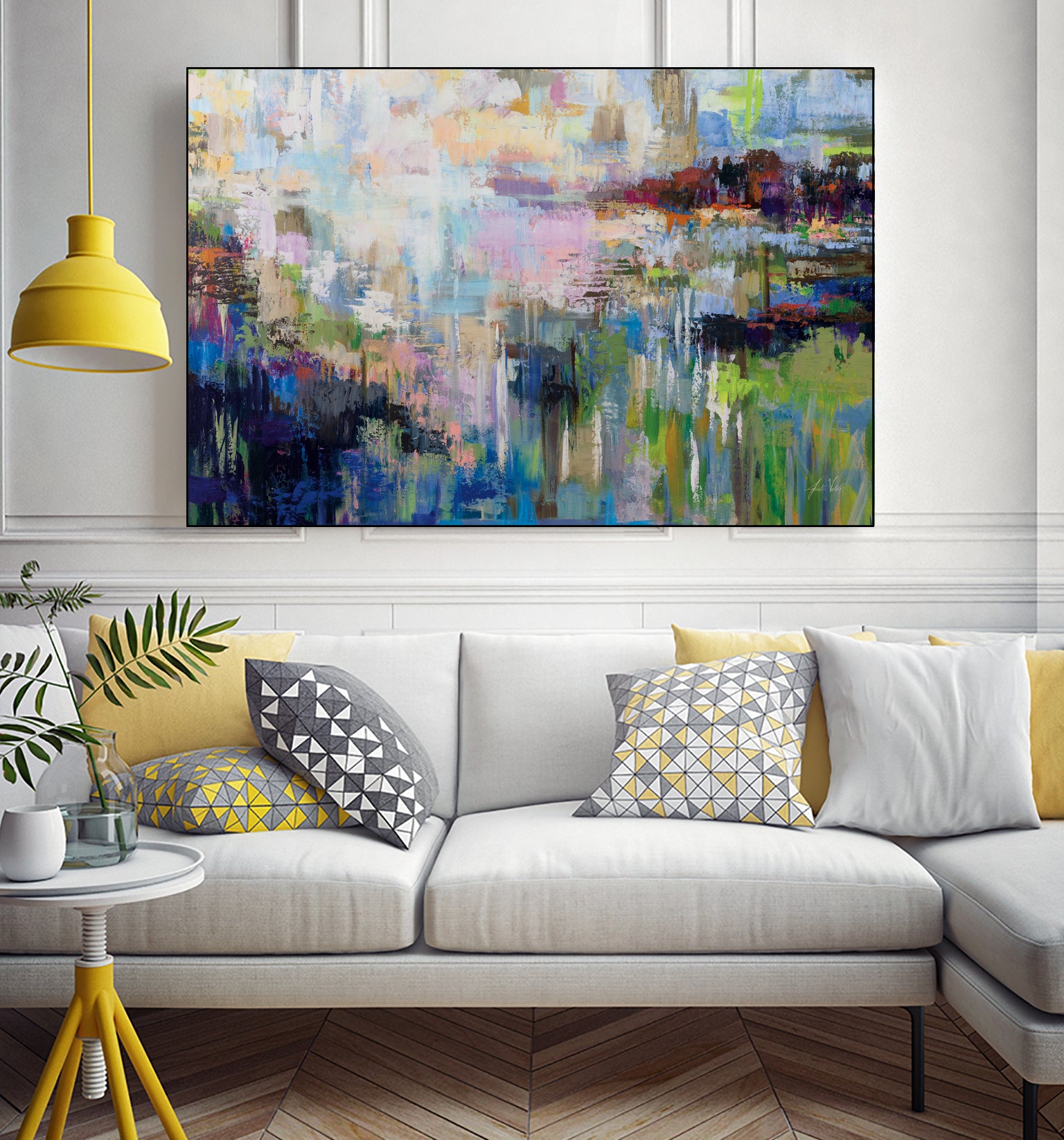 Forecast by Jeanette Vertentes on GIANT ART - black abstract