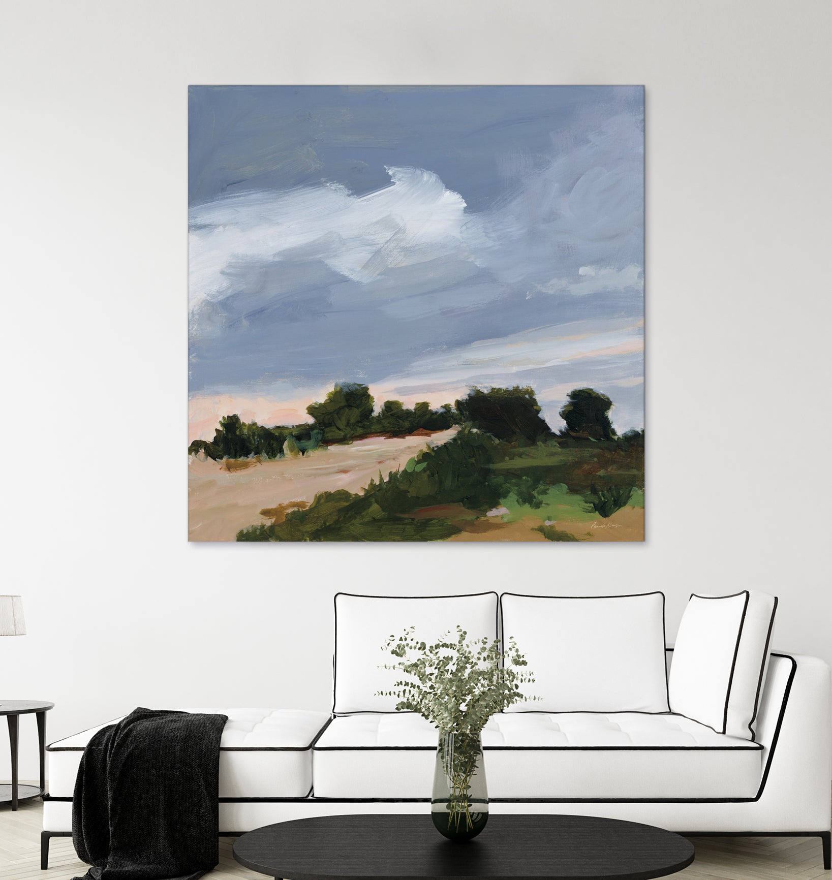 Darkening by Pamela Munger on GIANT ART - blue