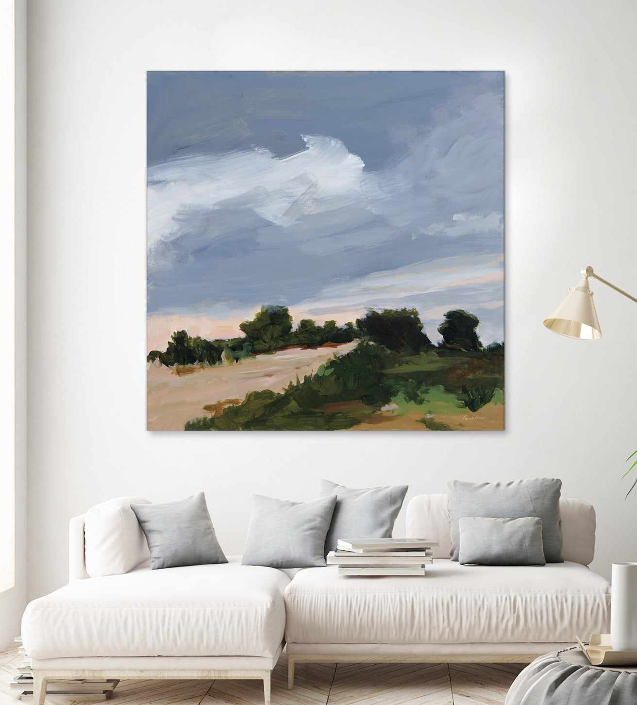 Darkening by Pamela Munger on GIANT ART - blue