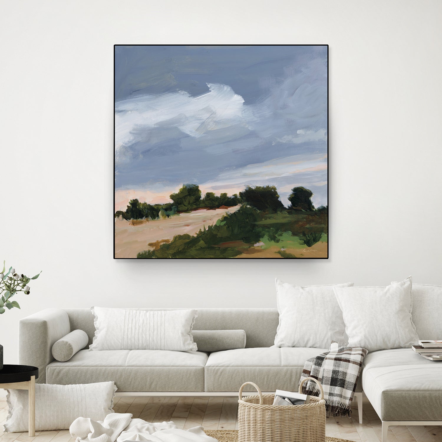 Darkening by Pamela Munger on GIANT ART - blue