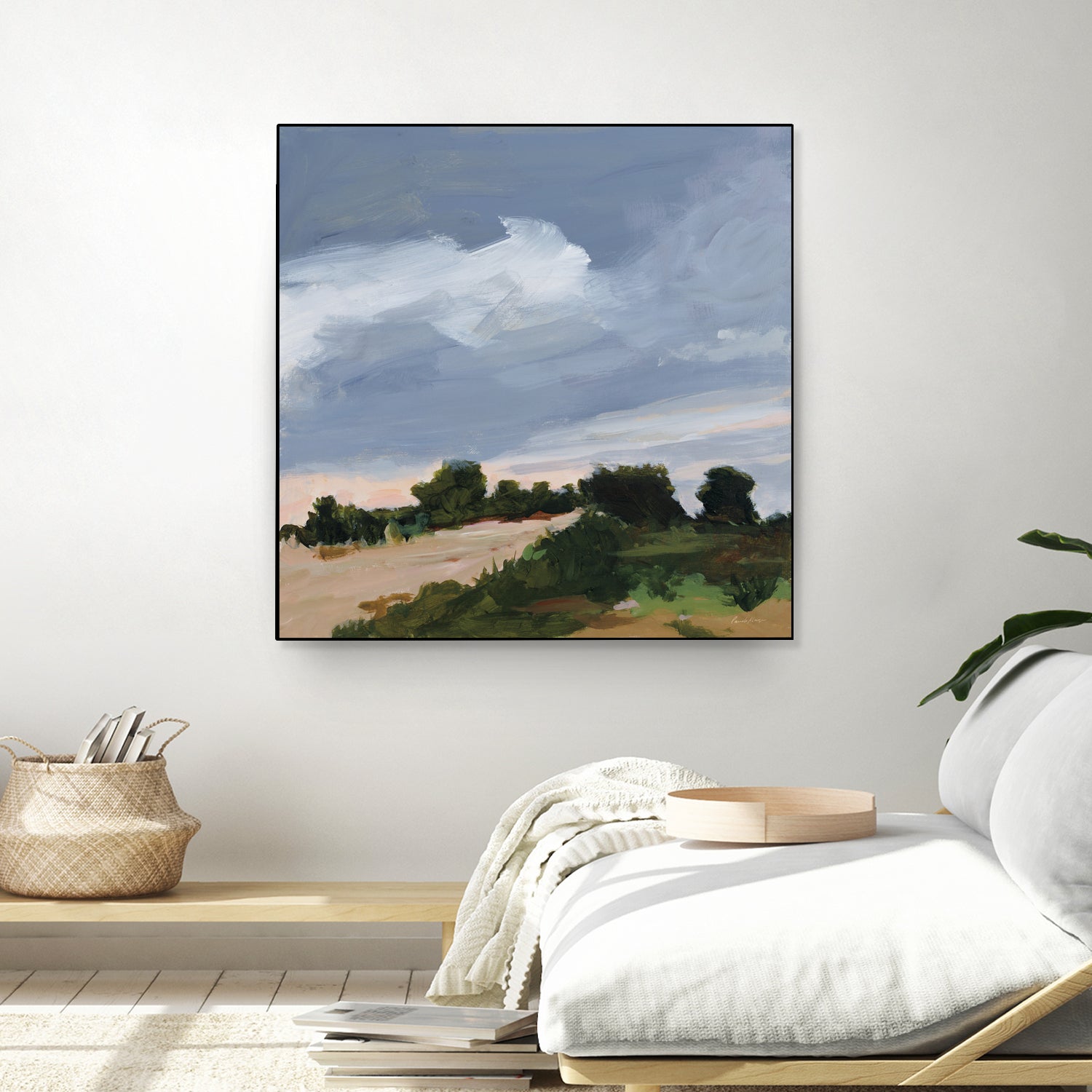 Darkening by Pamela Munger on GIANT ART - blue