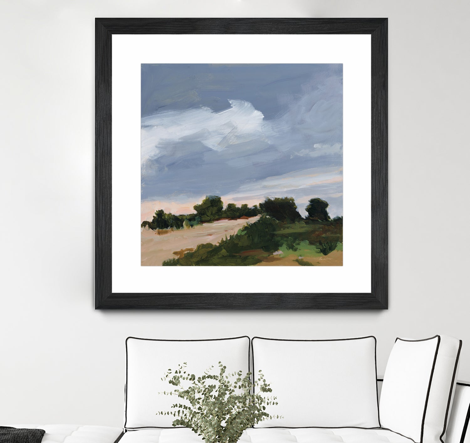 Darkening by Pamela Munger on GIANT ART - blue