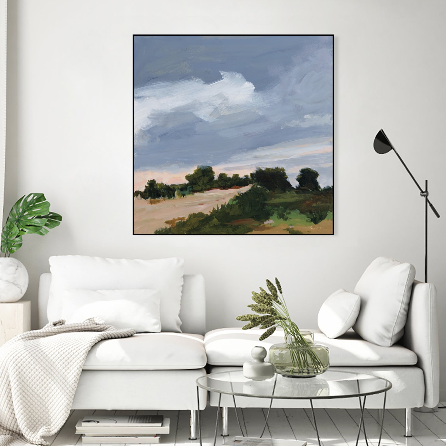 Darkening by Pamela Munger on GIANT ART - blue