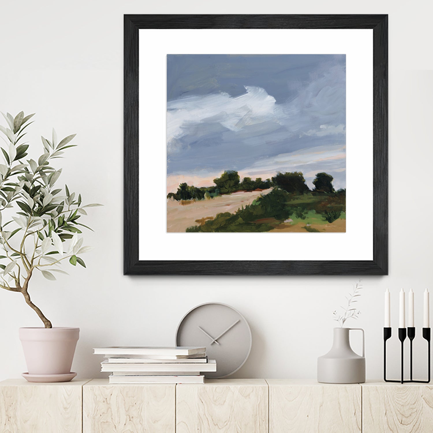 Darkening by Pamela Munger on GIANT ART - blue