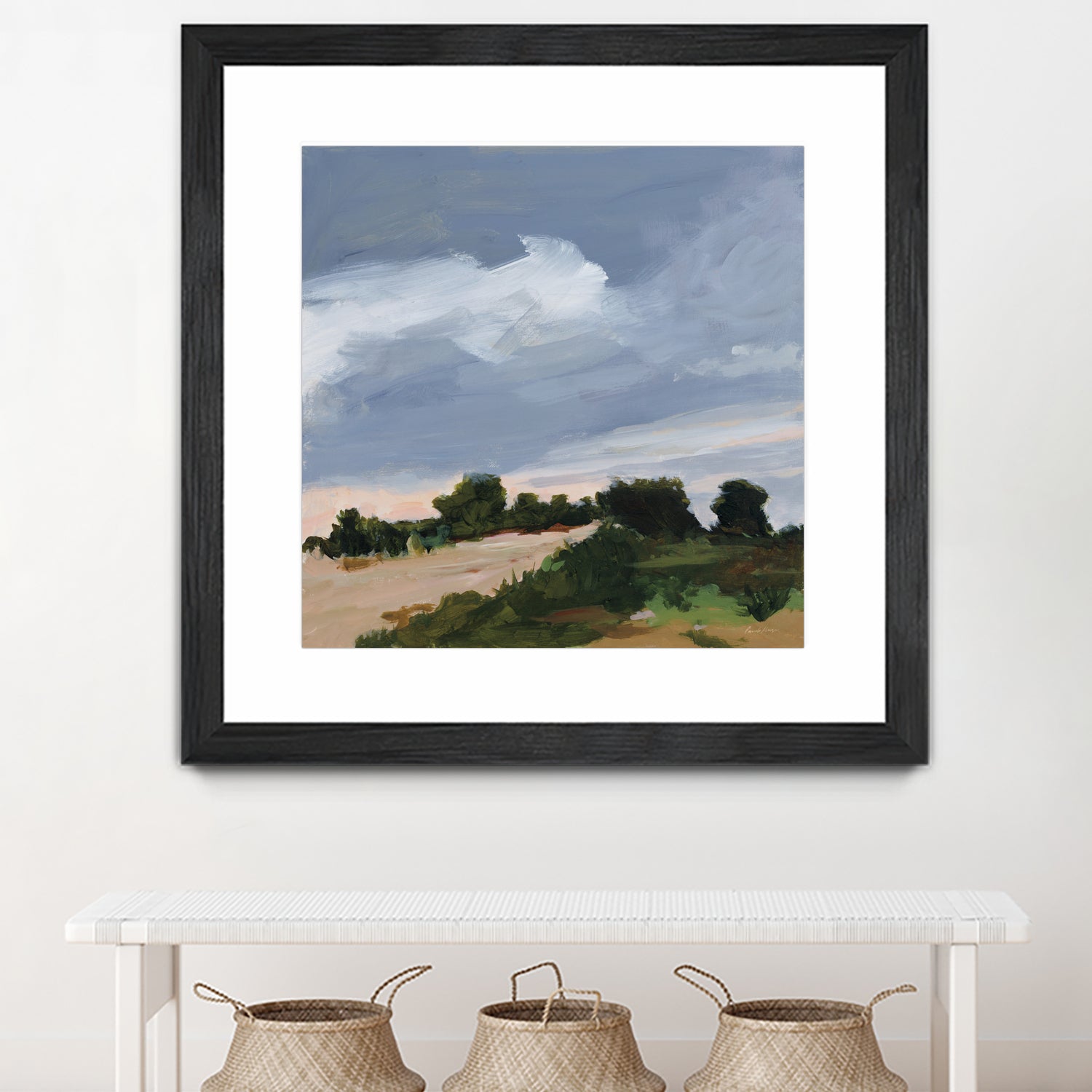 Darkening by Pamela Munger on GIANT ART - blue