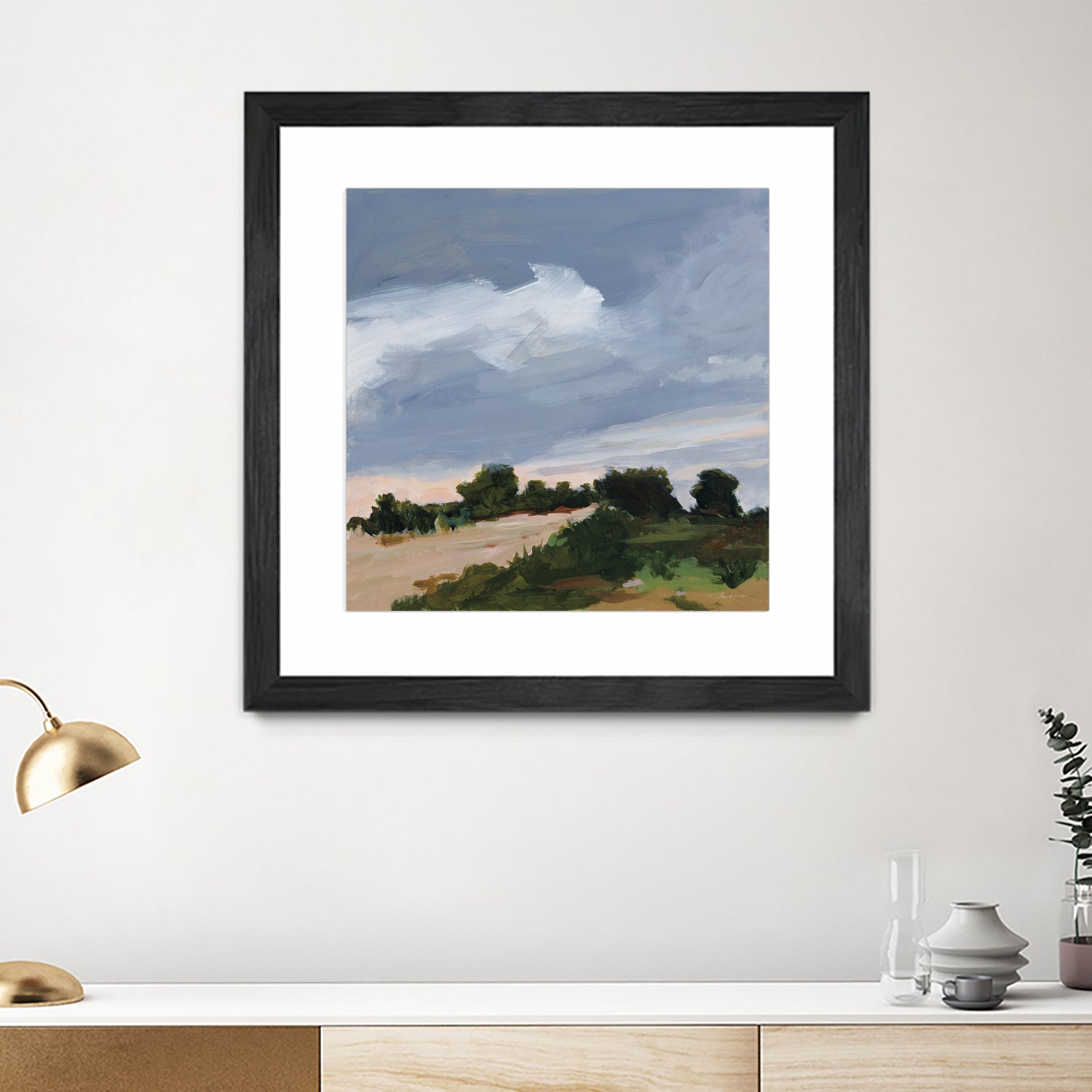 Darkening by Pamela Munger on GIANT ART - blue