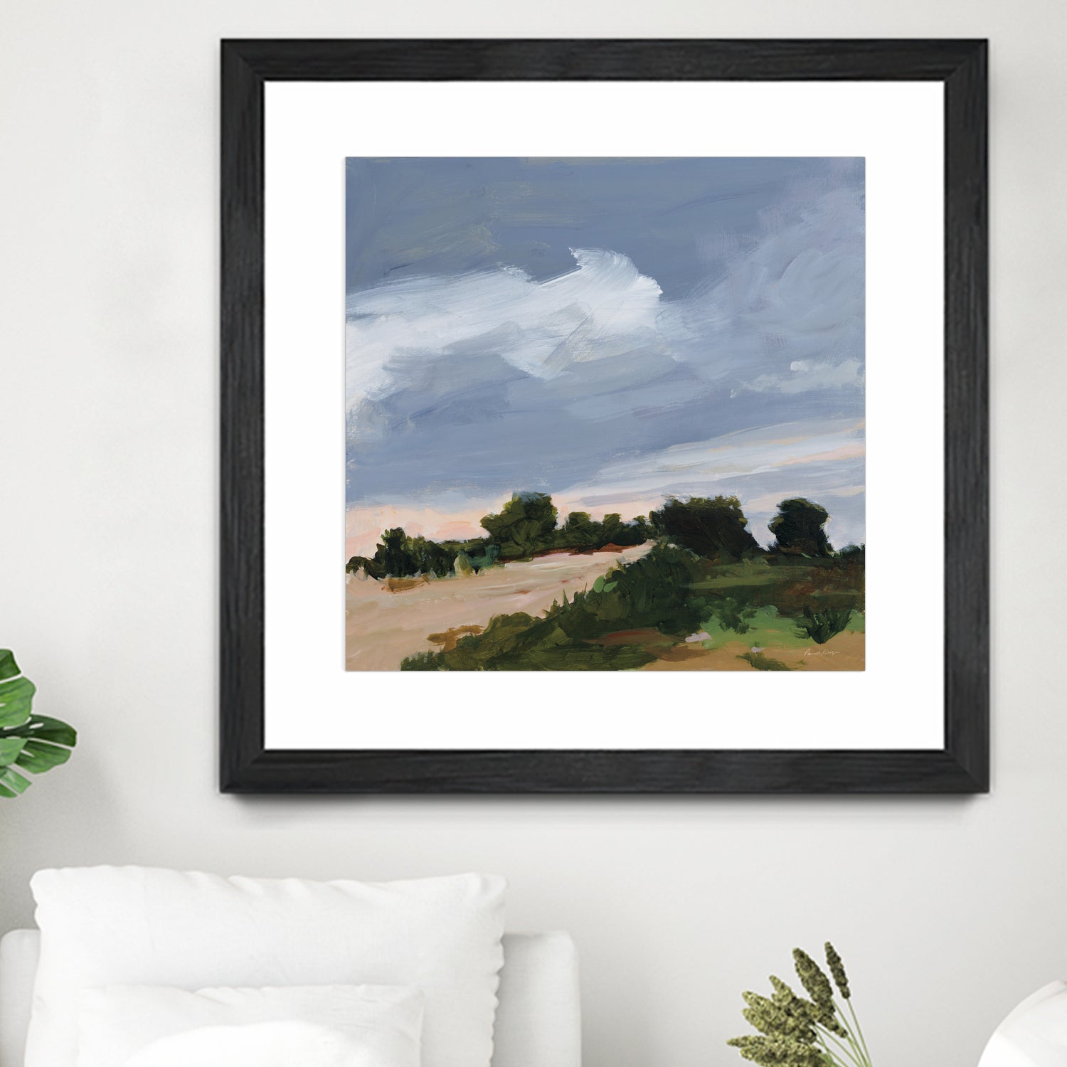 Darkening by Pamela Munger on GIANT ART - blue