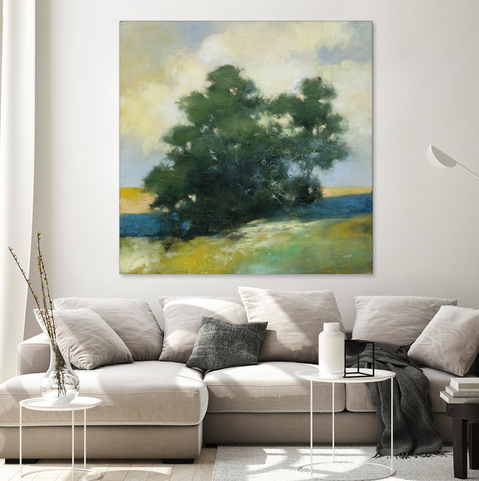 Solitary by Julia Purinton on GIANT ART - blue