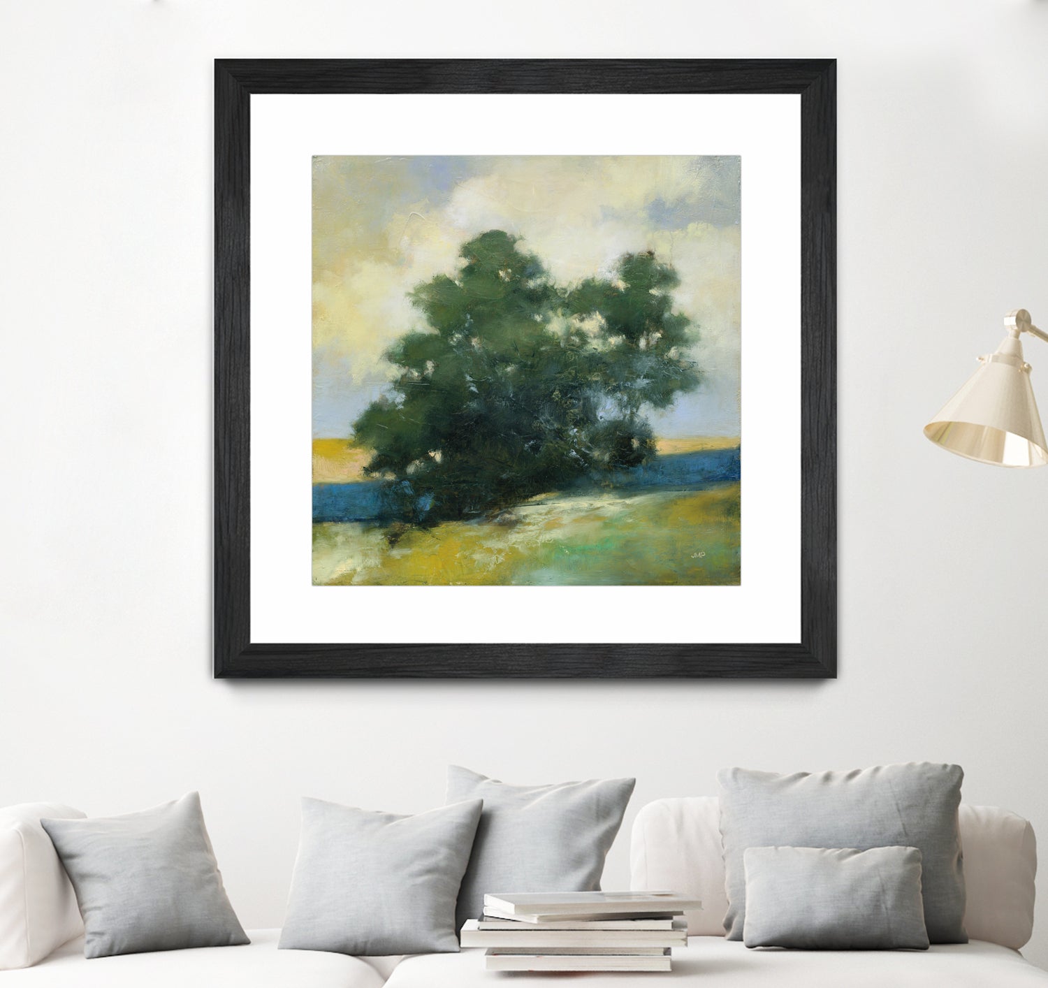 Solitary by Julia Purinton on GIANT ART - blue