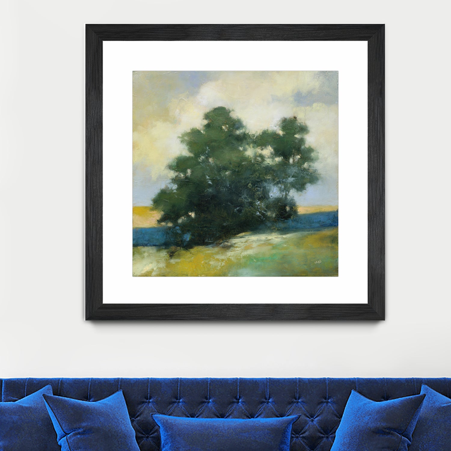 Solitary by Julia Purinton on GIANT ART - blue