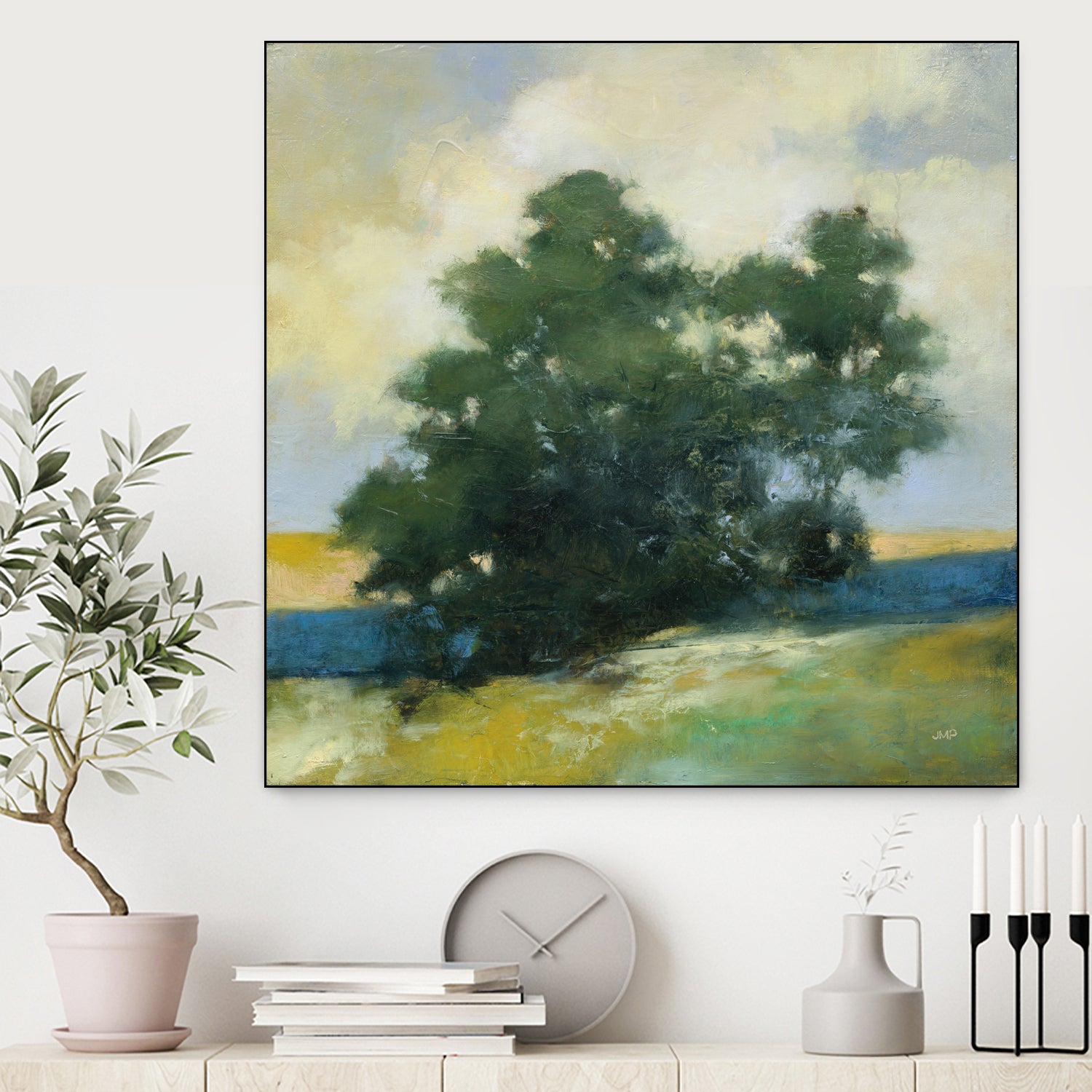 Solitary by Julia Purinton on GIANT ART - blue