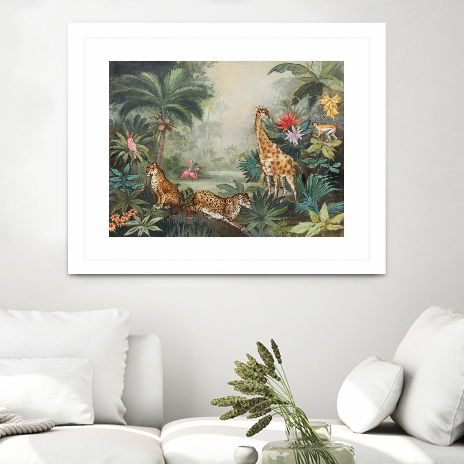 Jungle Life by Julia Purinton on GIANT ART - multi botanical floral