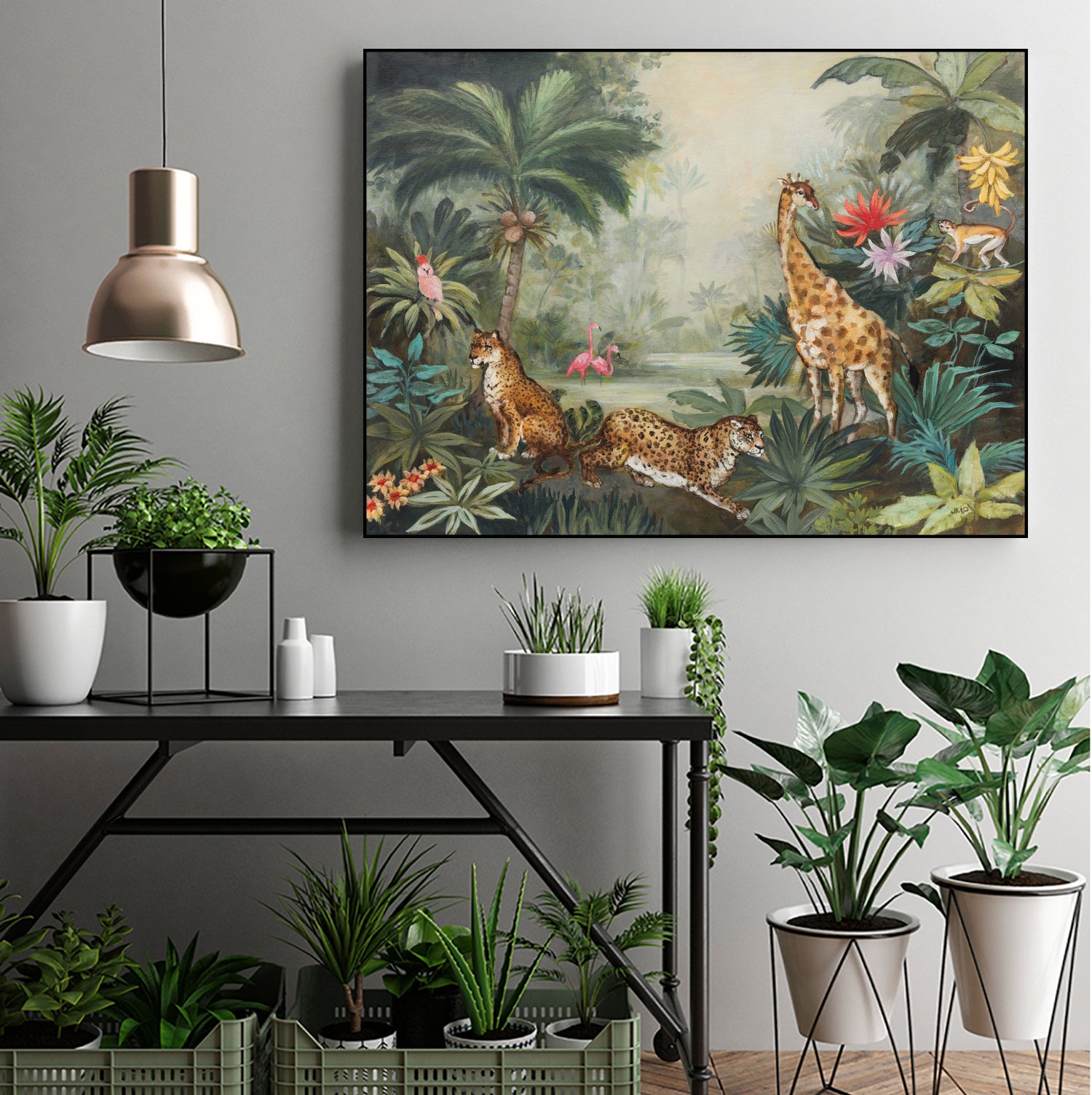 Jungle Life by Julia Purinton on GIANT ART - multi botanical floral