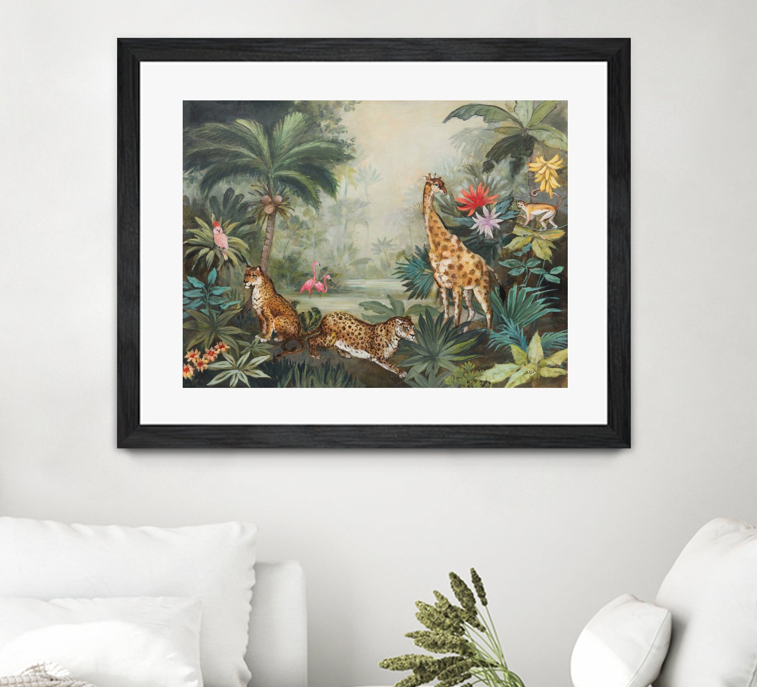 Jungle Life by Julia Purinton on GIANT ART - multi botanical floral