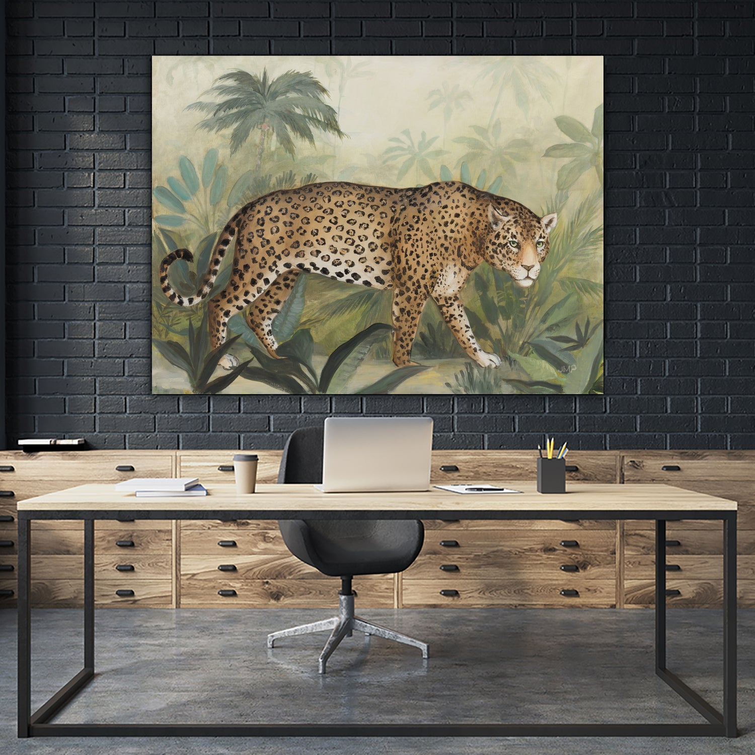 Prowl I by Julia Purinton on GIANT ART - beige