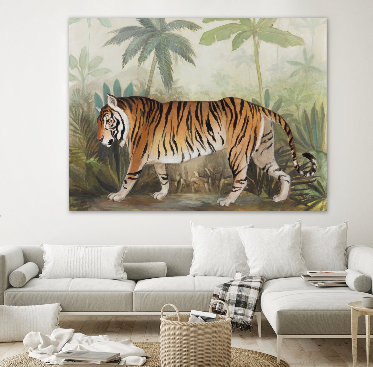 Prowl II by Julia Purinton on GIANT ART - beige