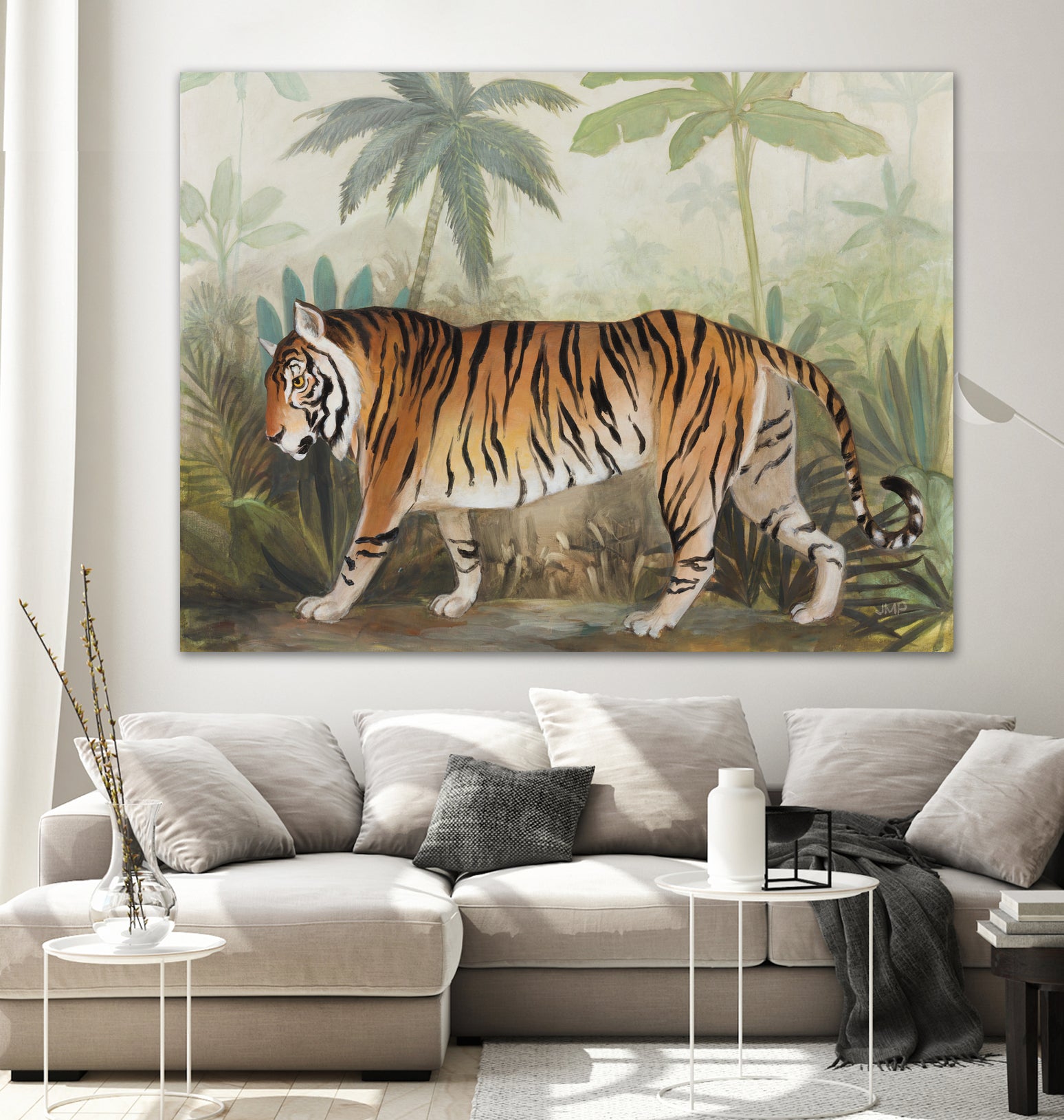 Prowl II by Julia Purinton on GIANT ART - beige