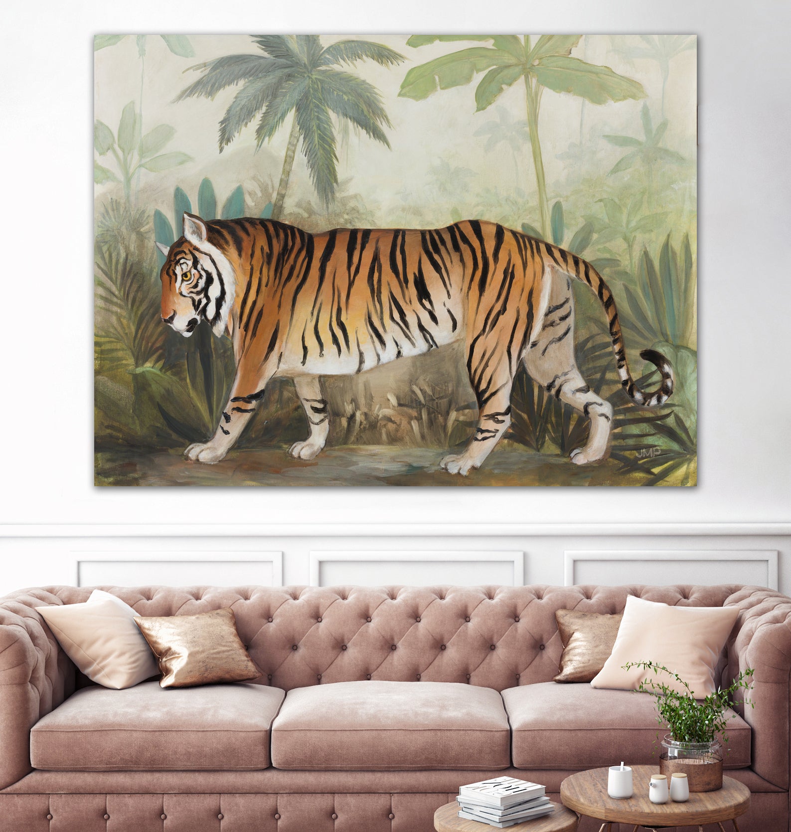 Prowl II by Julia Purinton on GIANT ART - beige