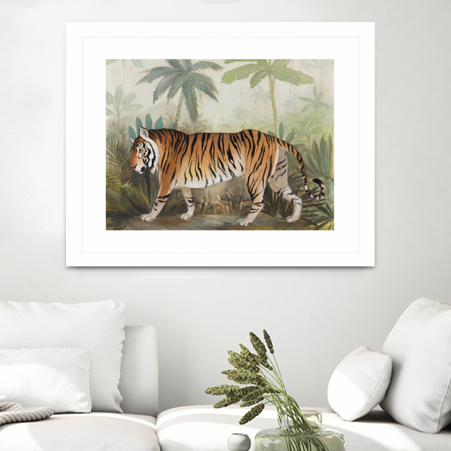 Prowl II by Julia Purinton on GIANT ART - beige