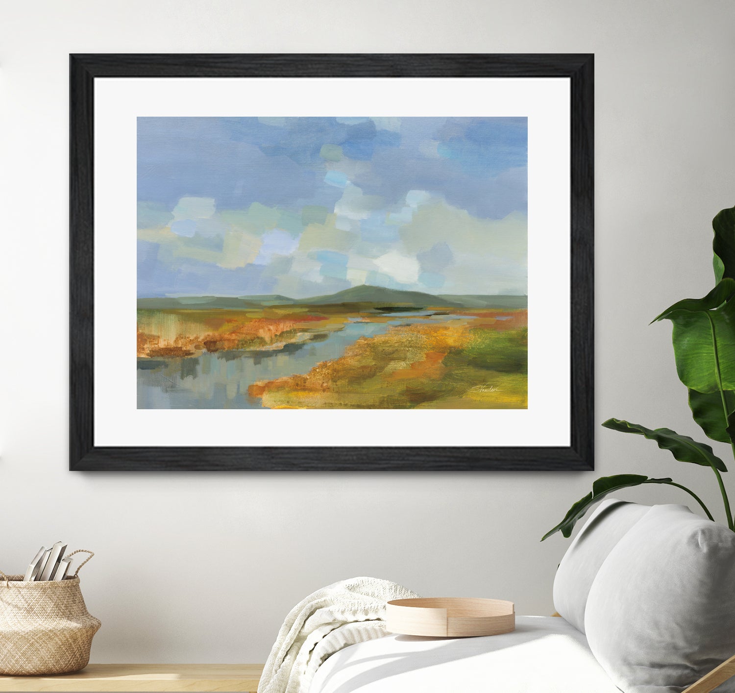 Meanders by Silvia Vassileva on GIANT ART - blue