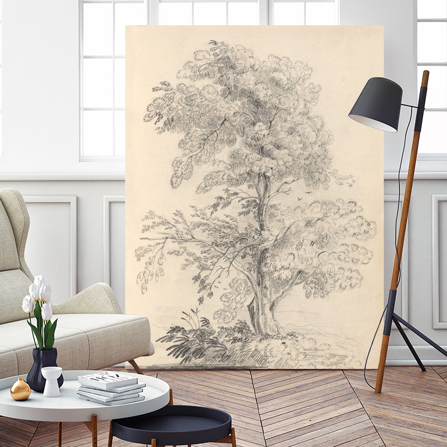 Tree Sketch by Wild Apple Portfolio on GIANT ART - abstract