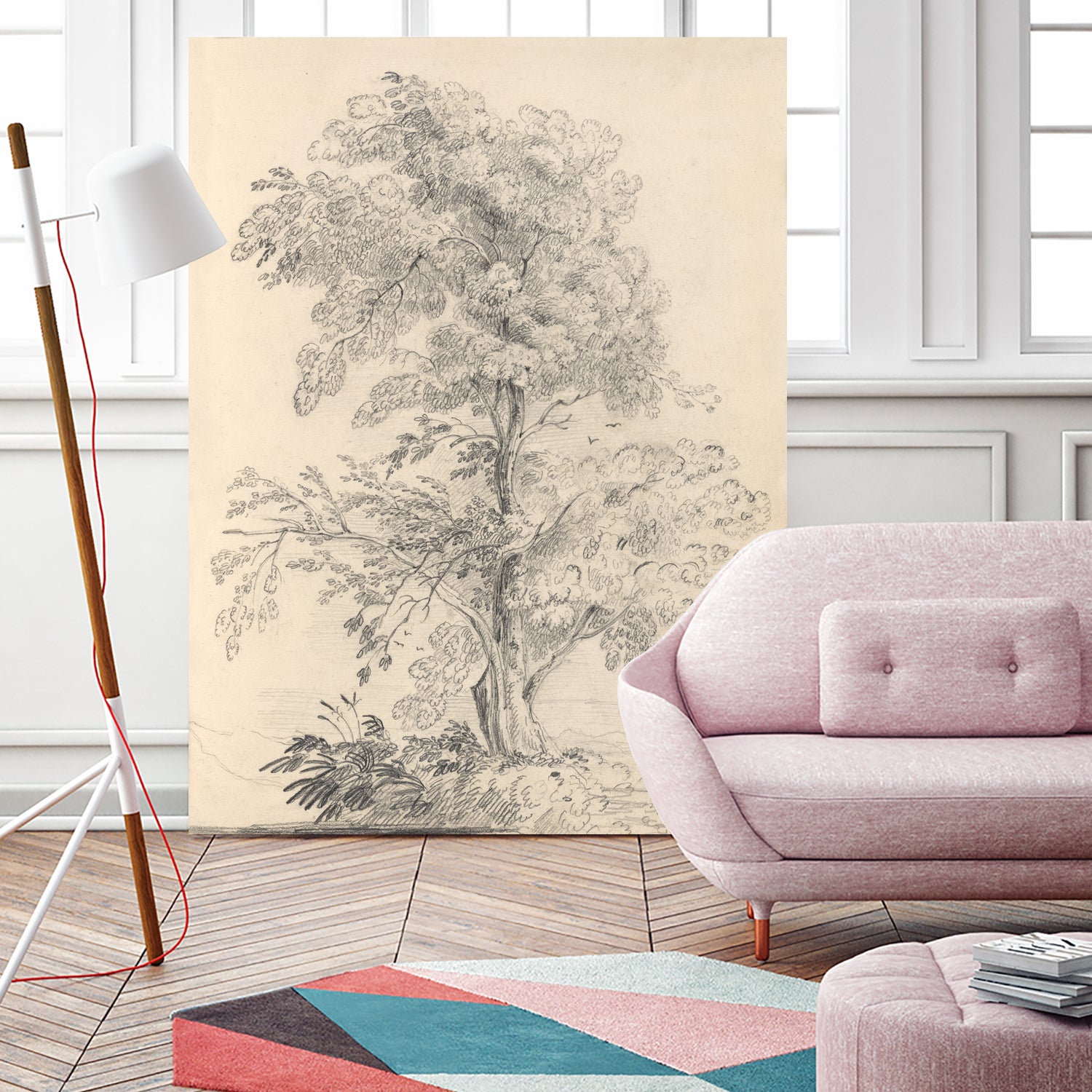 Tree Sketch by Wild Apple Portfolio on GIANT ART - abstract