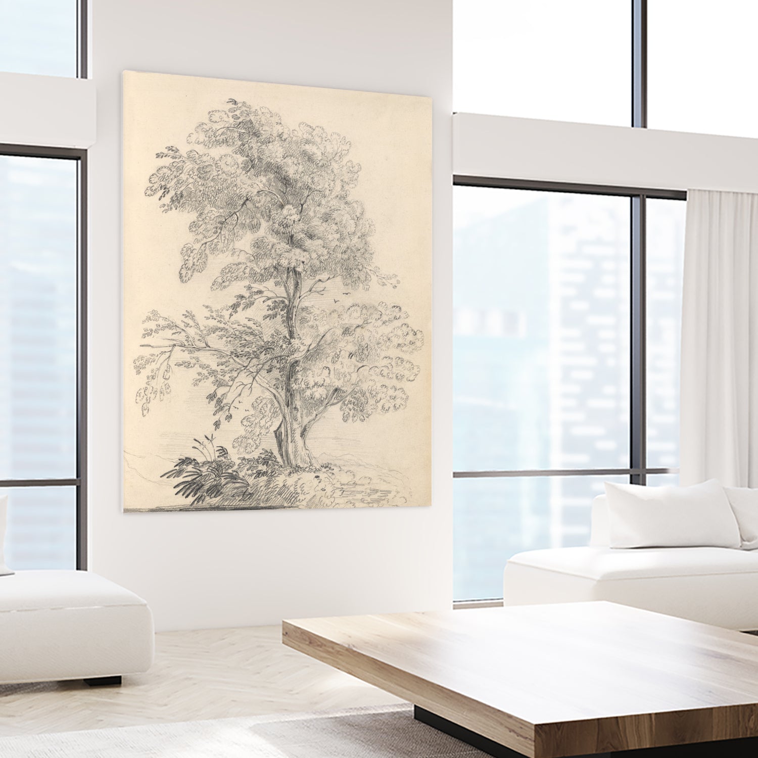 Tree Sketch by Wild Apple Portfolio on GIANT ART - abstract