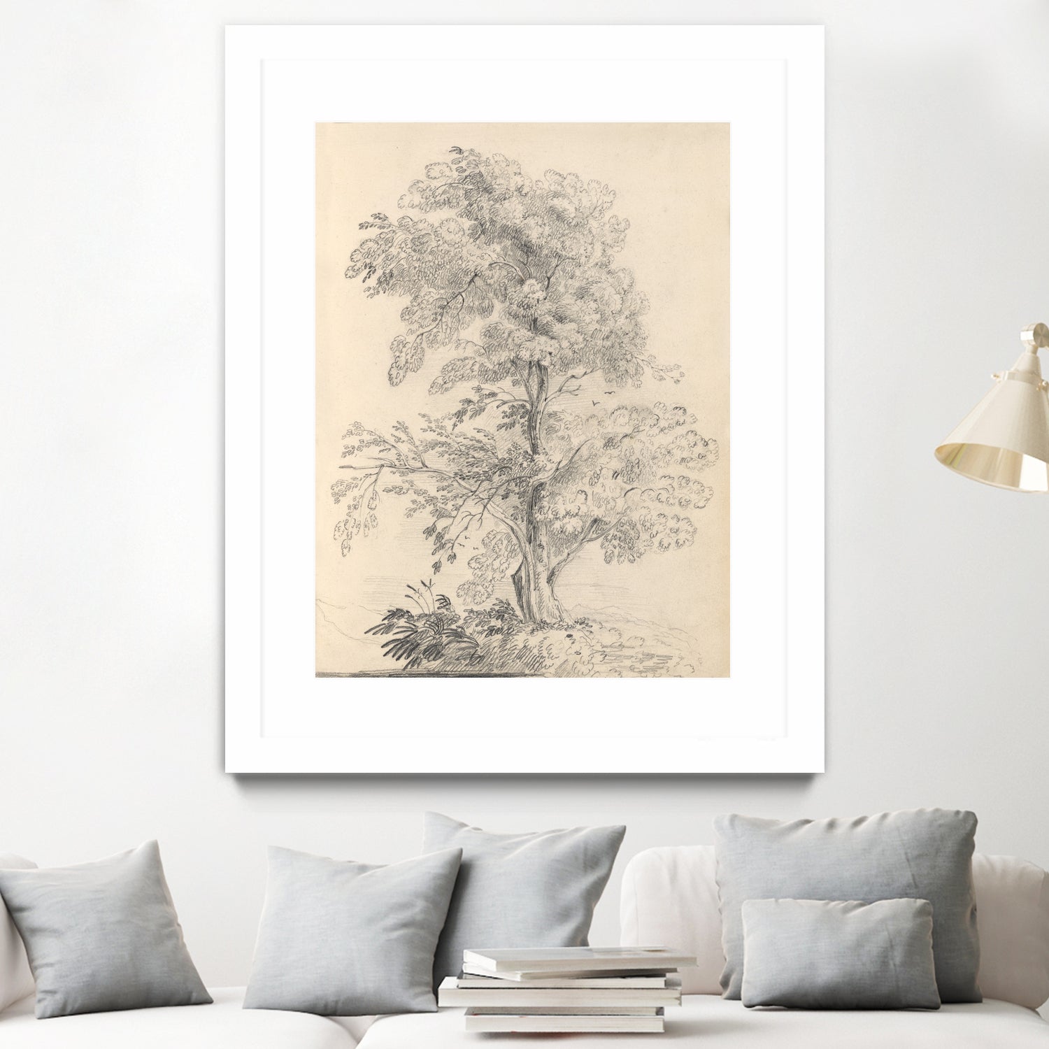Tree Sketch by Wild Apple Portfolio on GIANT ART - abstract
