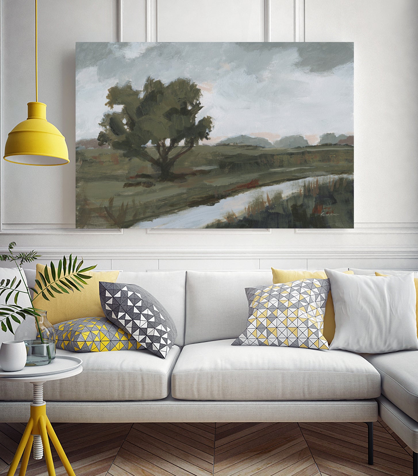 Replenished by Pamela Munger on GIANT ART - gray landscape