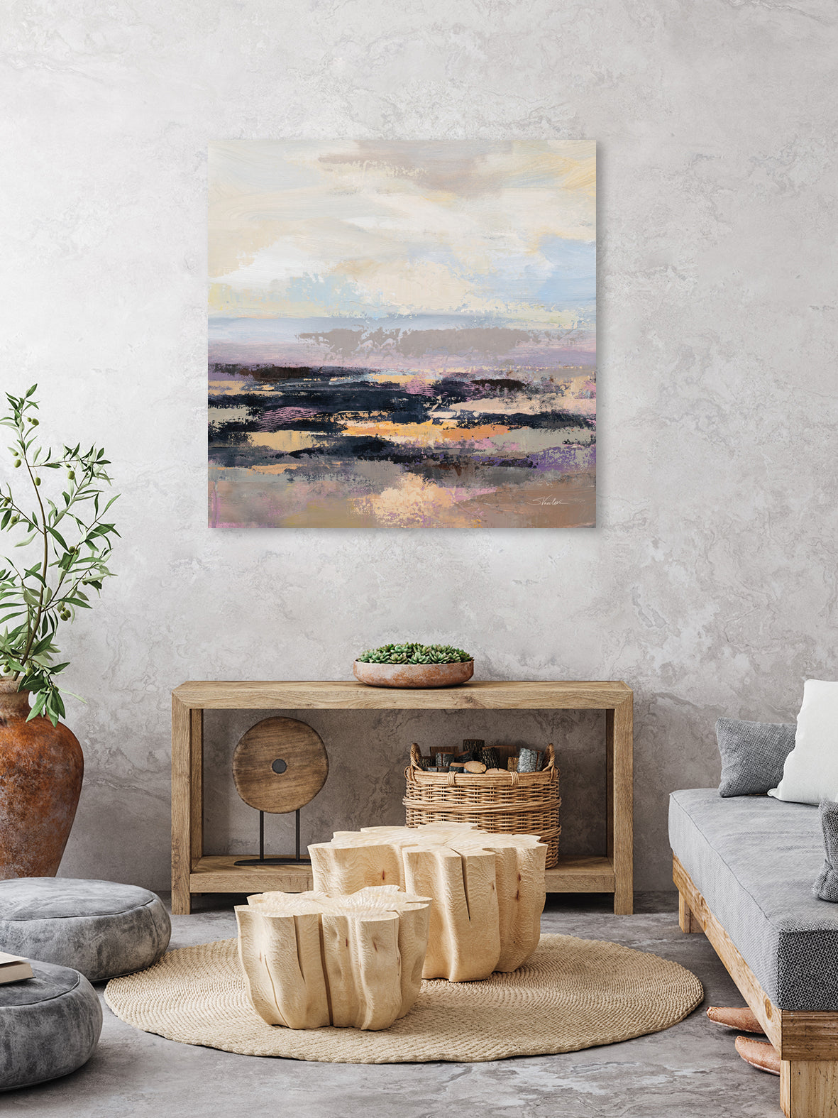 Road at Dusk I by Silvia Vassileva on GIANT ART - brown landscape