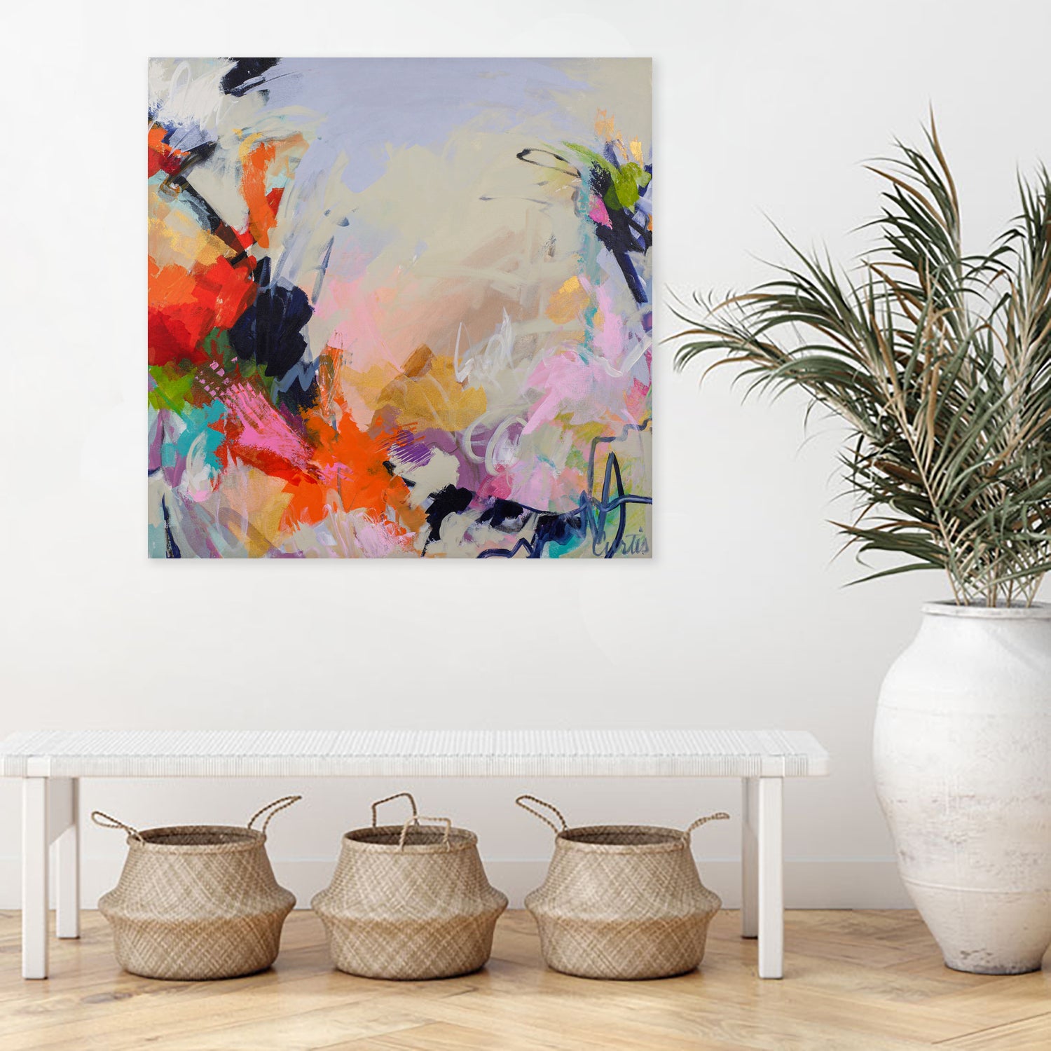 Abstract Forms by Joan Curtis on GIANT ART - blue abstracts