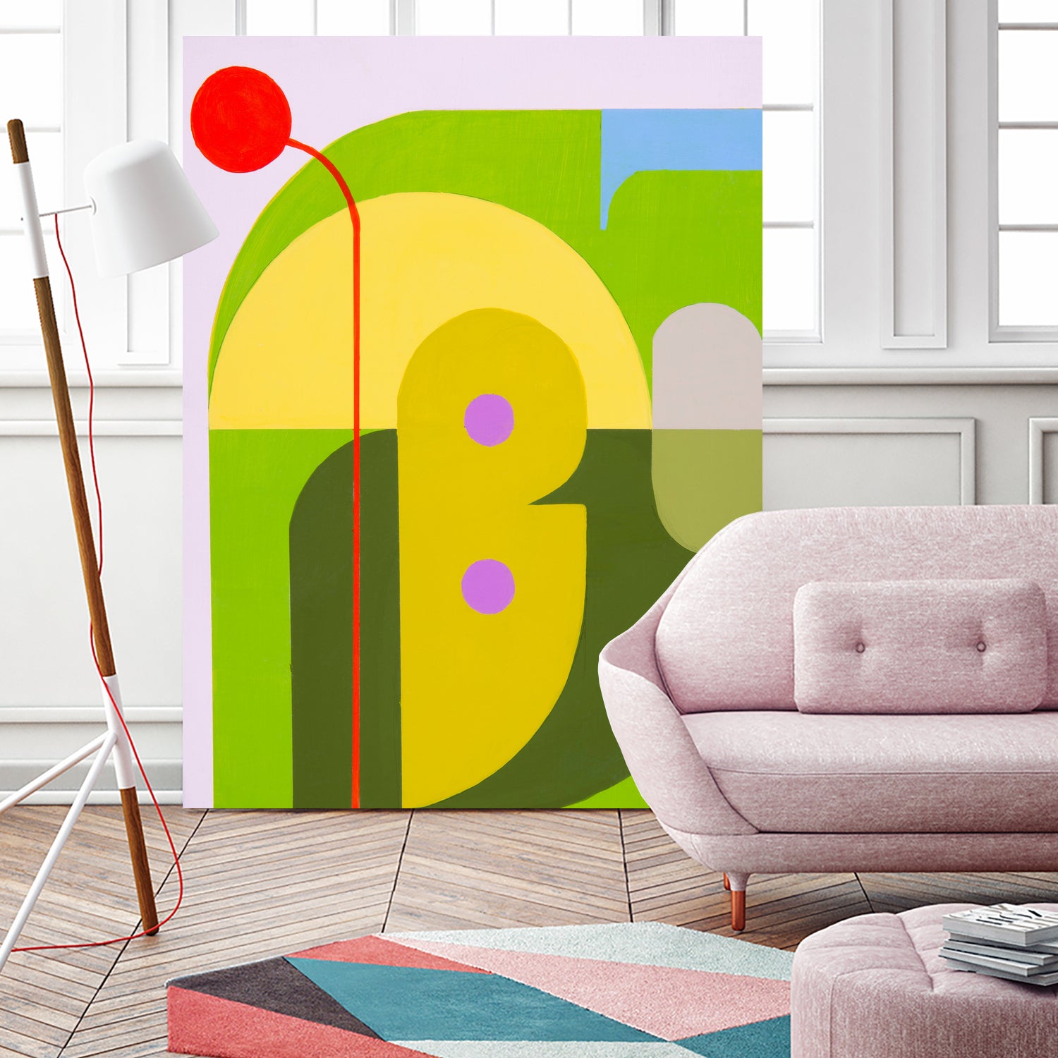 Running Towards the Sun 7 by Marion Griese on GIANT ART - yellow abstract