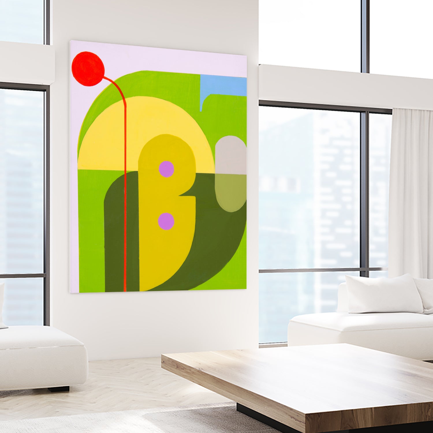 Running Towards the Sun 7 by Marion Griese on GIANT ART - yellow abstract