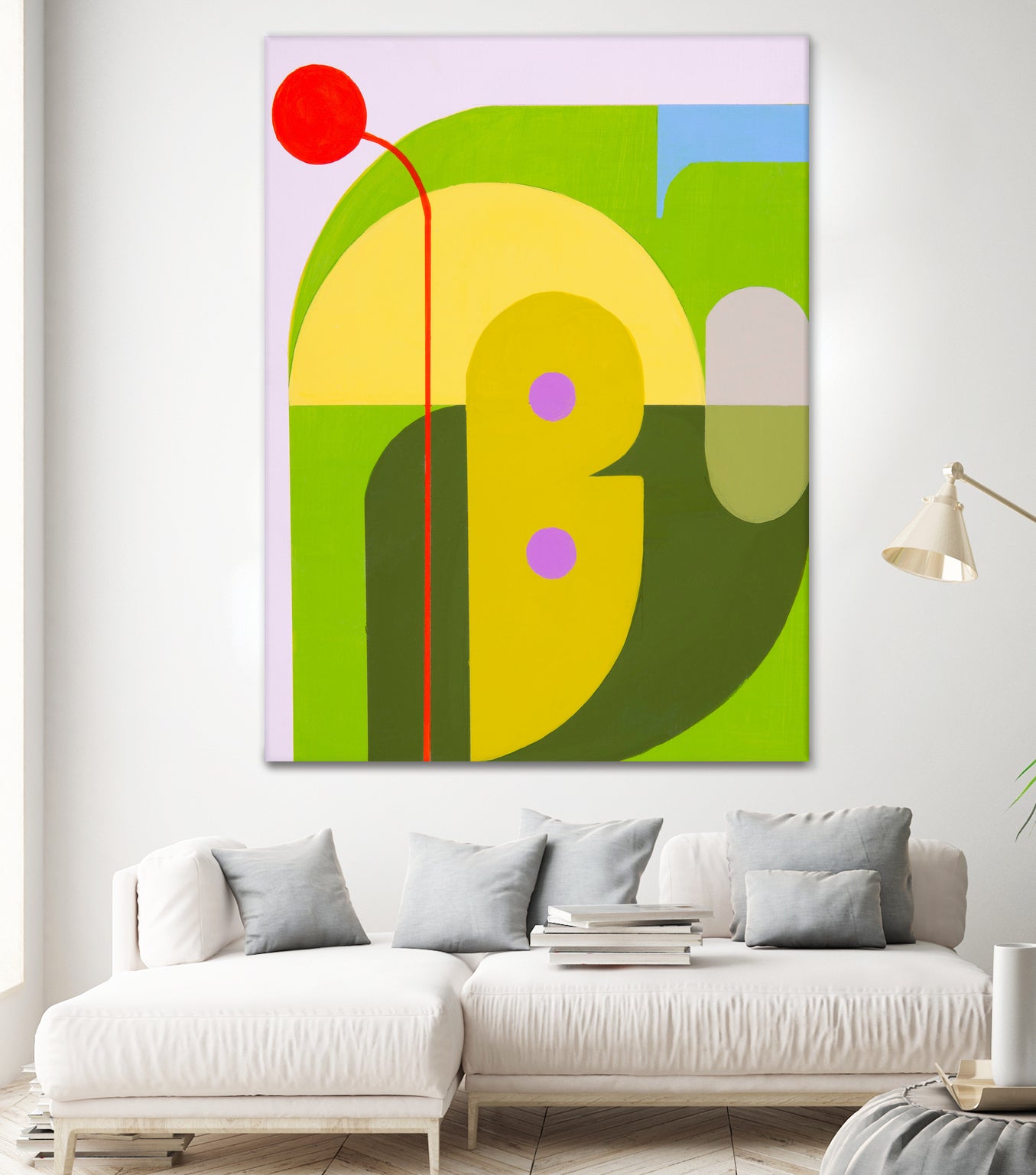 Running Towards the Sun 7 by Marion Griese on GIANT ART - yellow abstract