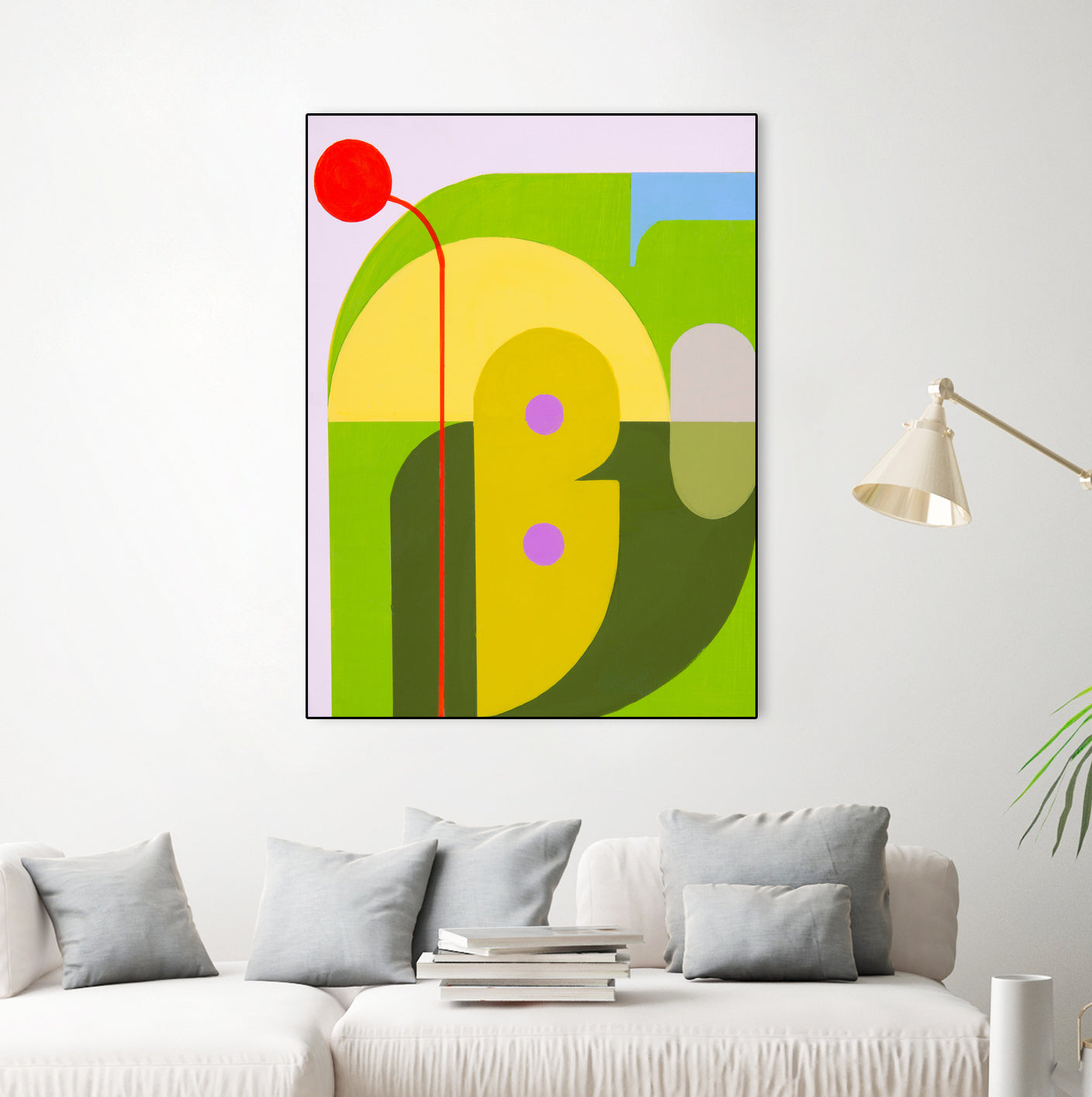 Running Towards the Sun 7 by Marion Griese on GIANT ART - yellow abstract