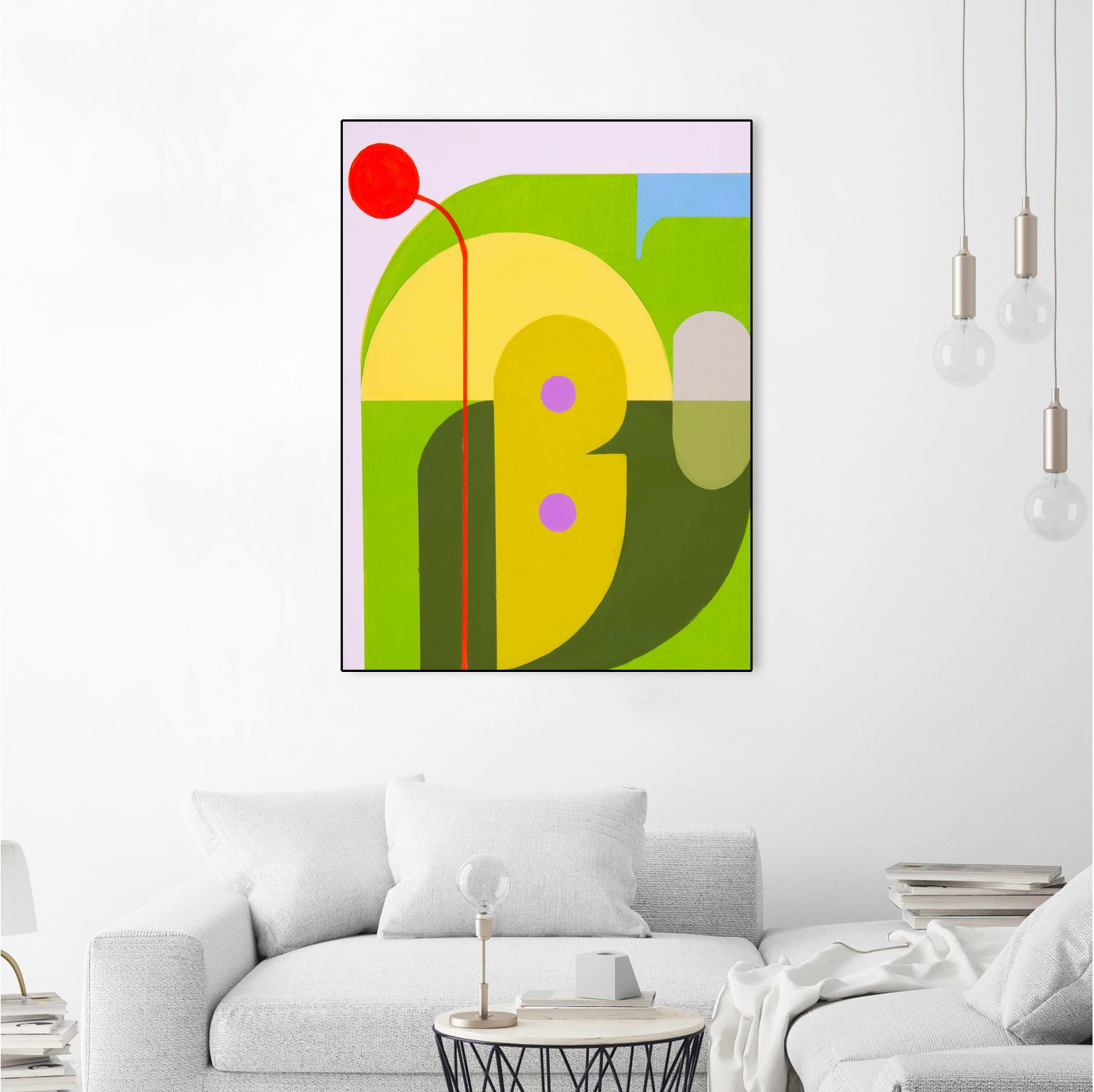 Running Towards the Sun 7 by Marion Griese on GIANT ART - yellow abstract