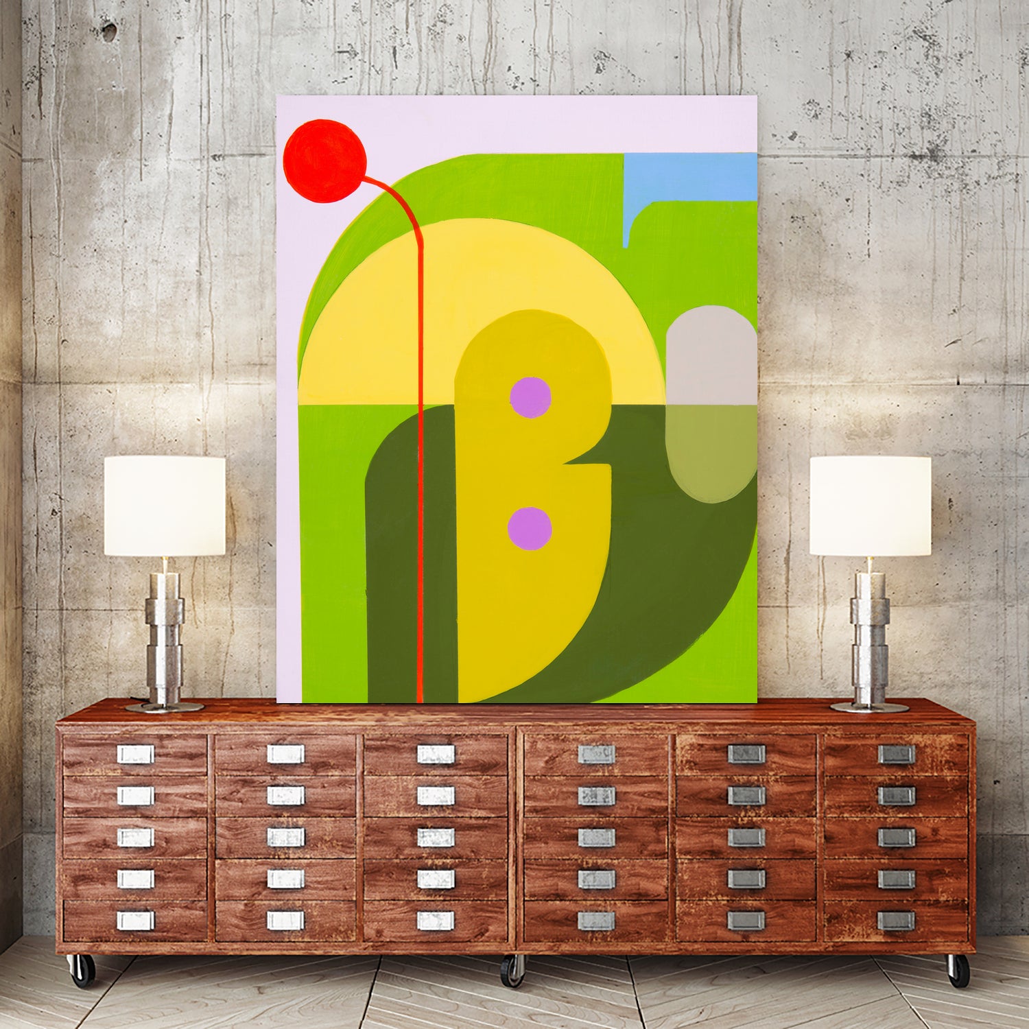 Running Towards the Sun 7 by Marion Griese on GIANT ART - yellow abstract