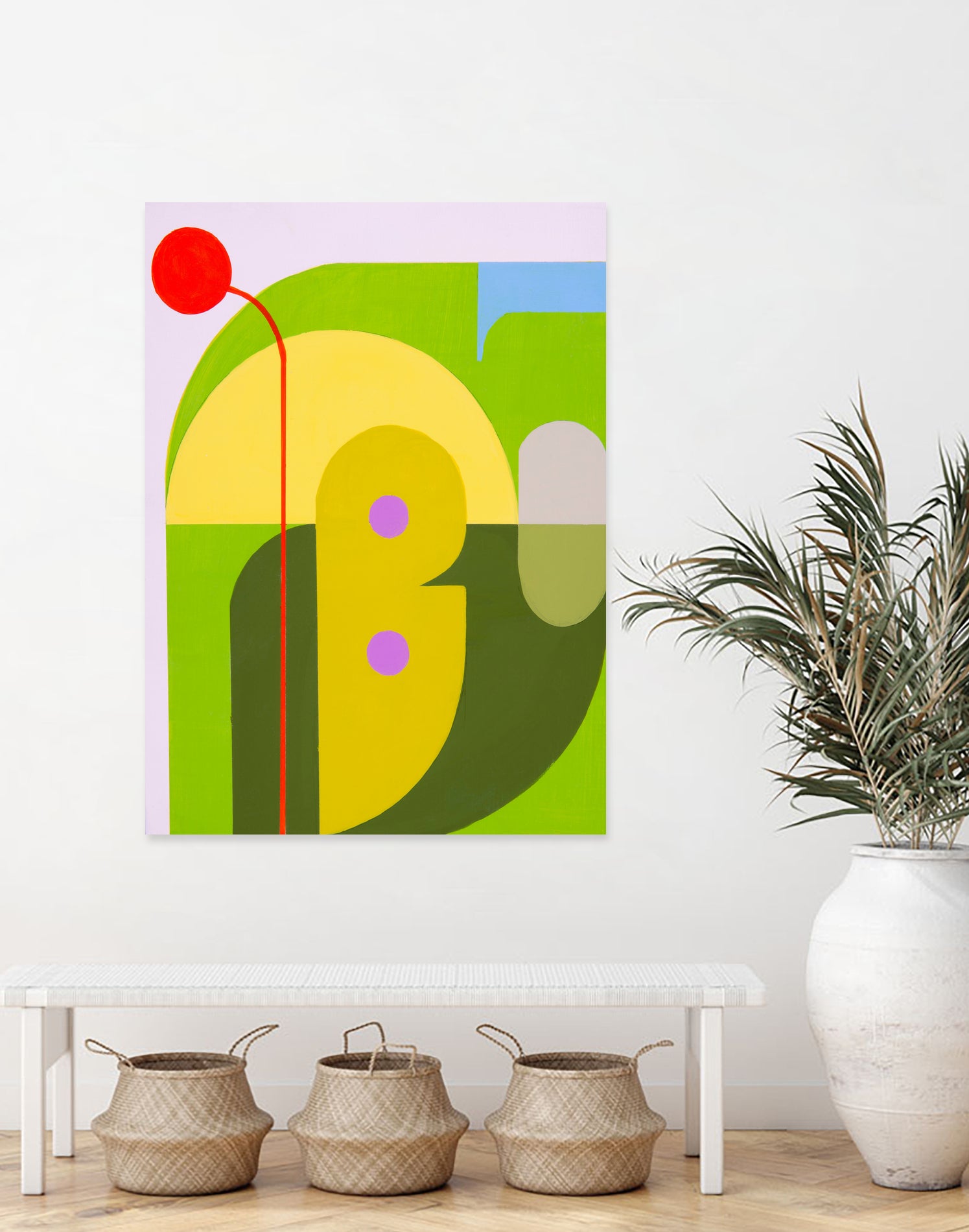 Running Towards the Sun 7 by Marion Griese on GIANT ART - yellow abstract