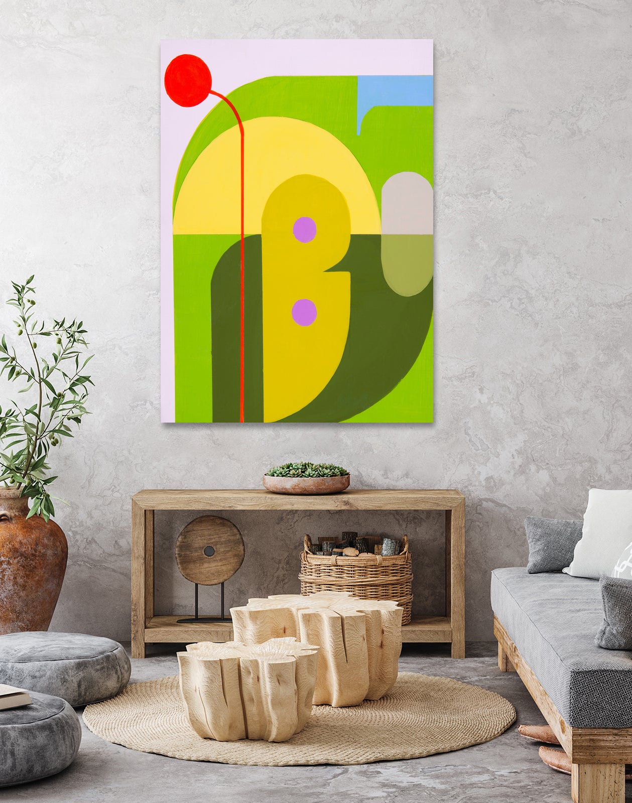 Running Towards the Sun 7 by Marion Griese on GIANT ART - yellow abstract