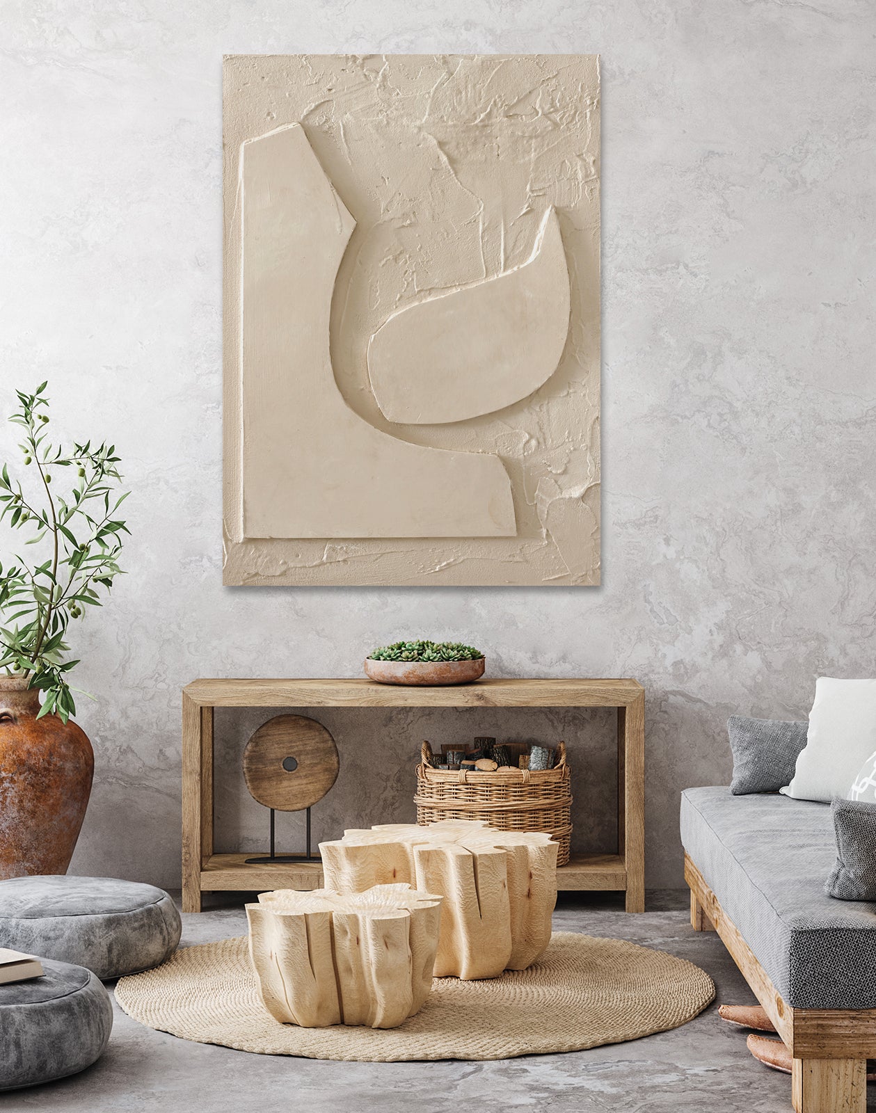 The Simple 2 by Design Fabrikken on GIANT ART - gray abstracts