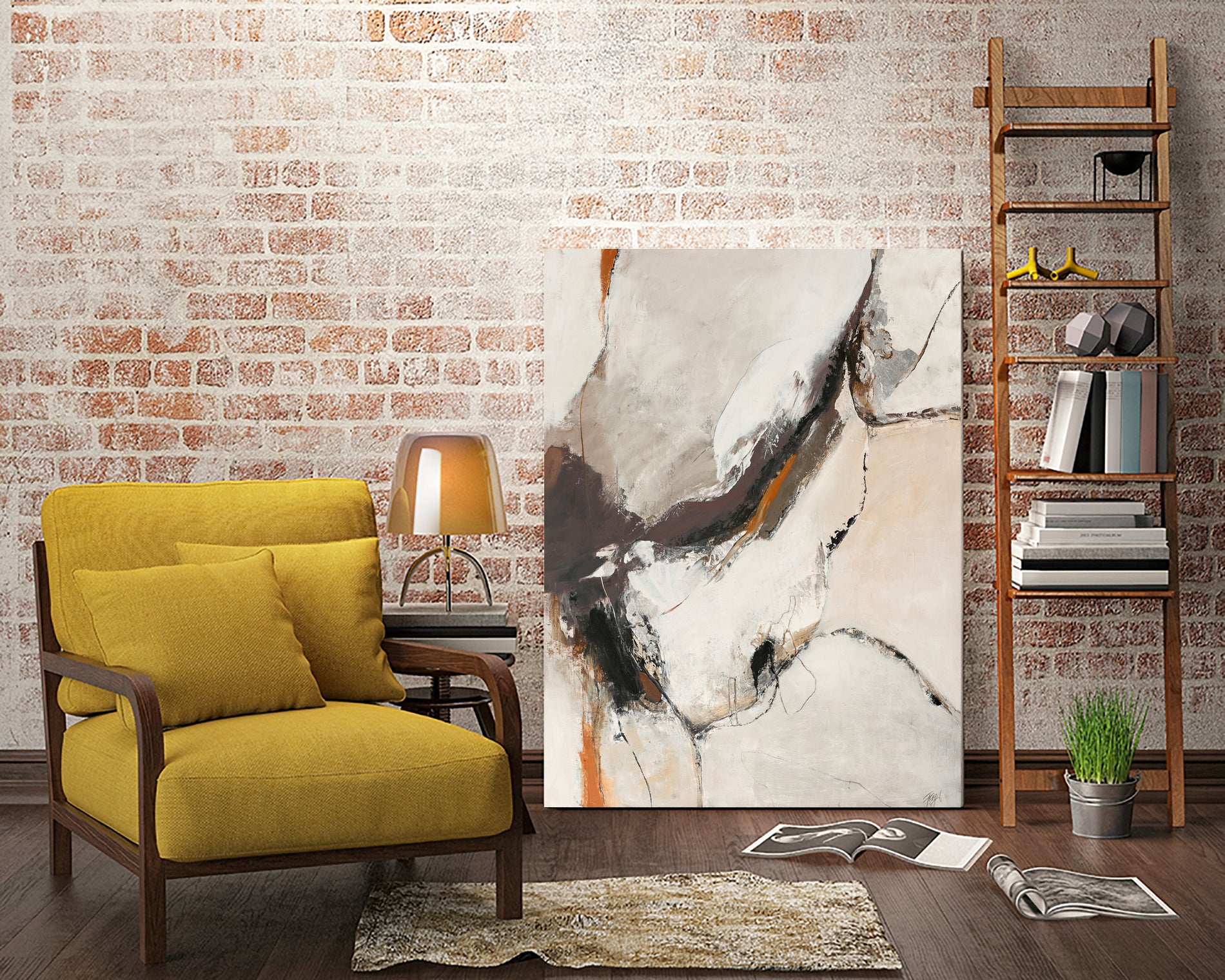 White Way by Design Fabrikken on GIANT ART - brown sports