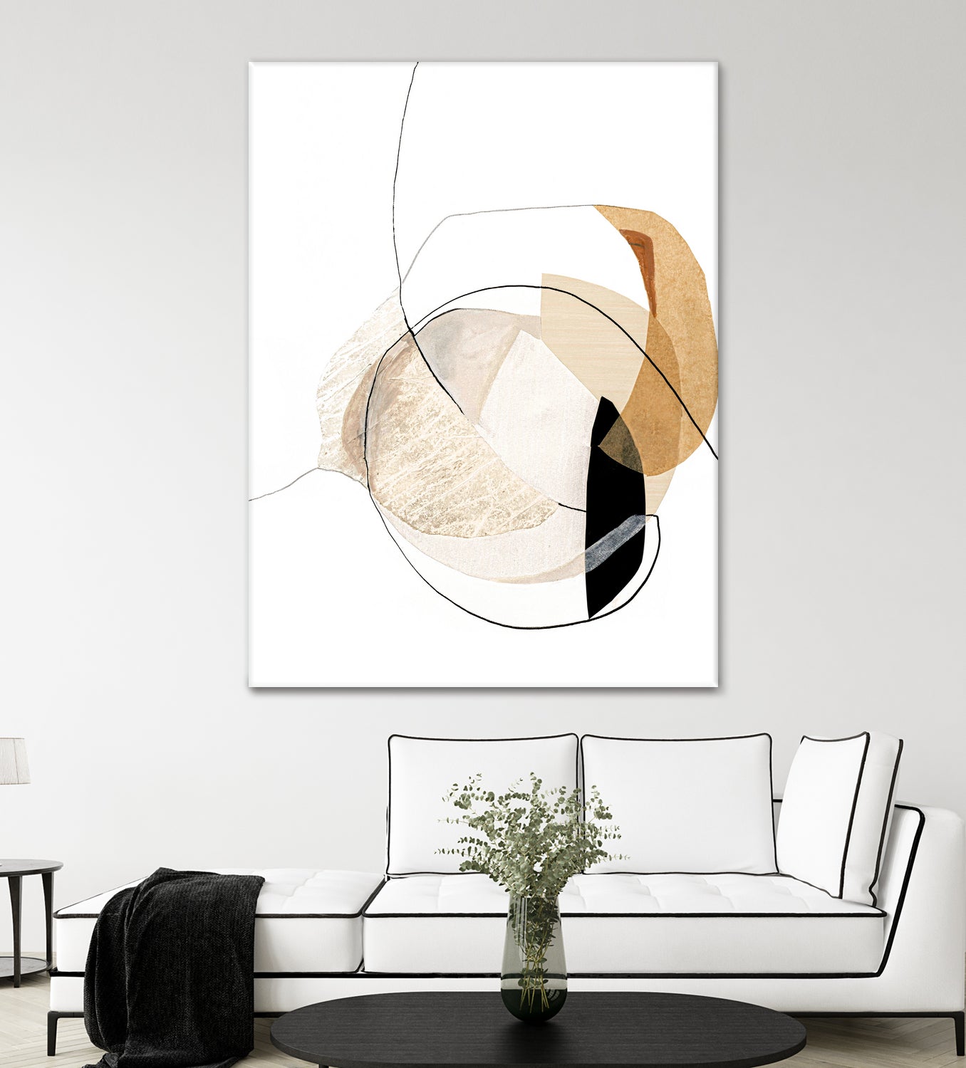 Graphical Shapes 4 by Design Fabrikken on GIANT ART - black abstract