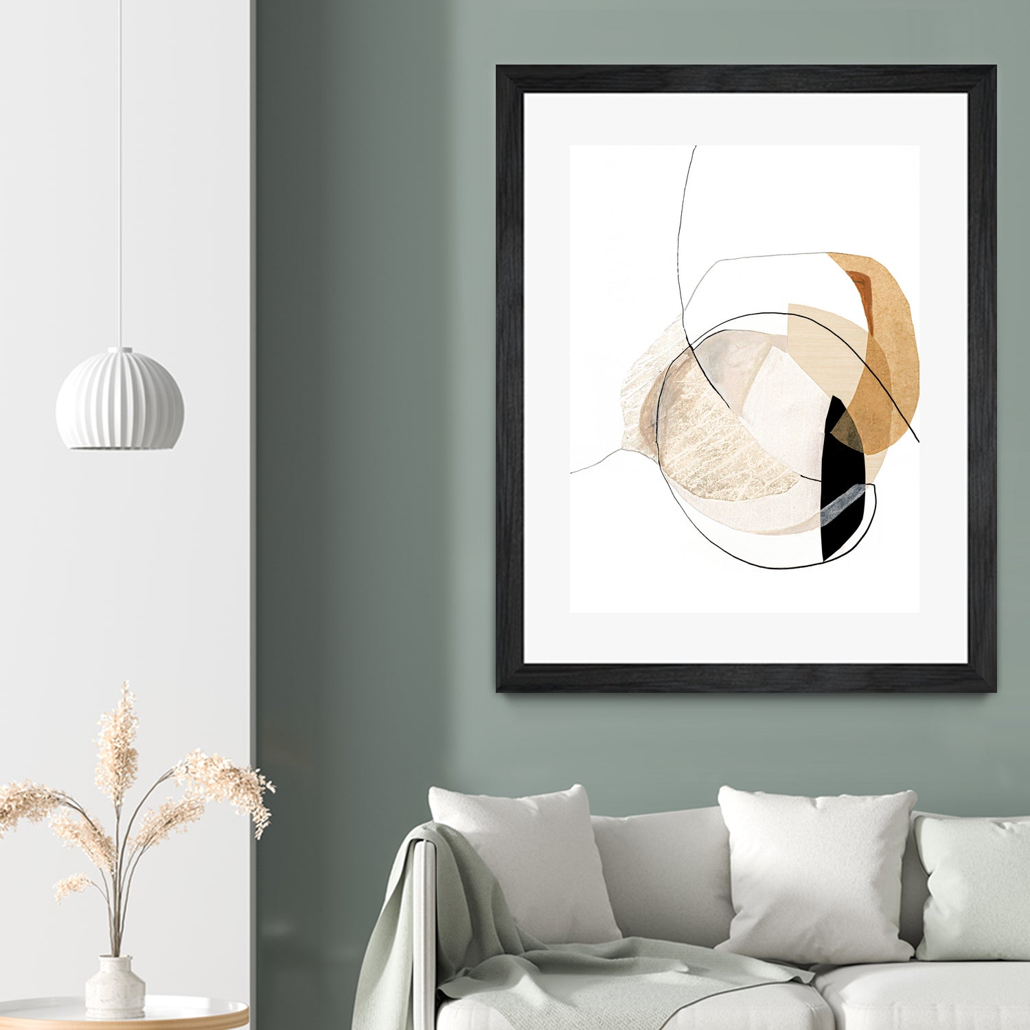 Graphical Shapes 4 by Design Fabrikken on GIANT ART - black abstract